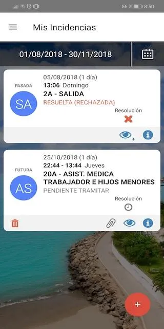 Gestión Horaria | Indus Appstore | Screenshot