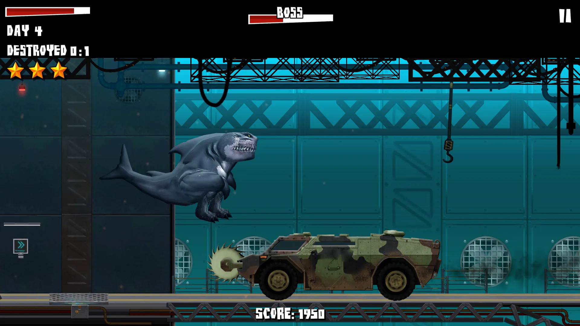 Sharkosaurus Rampage | Indus Appstore | Screenshot