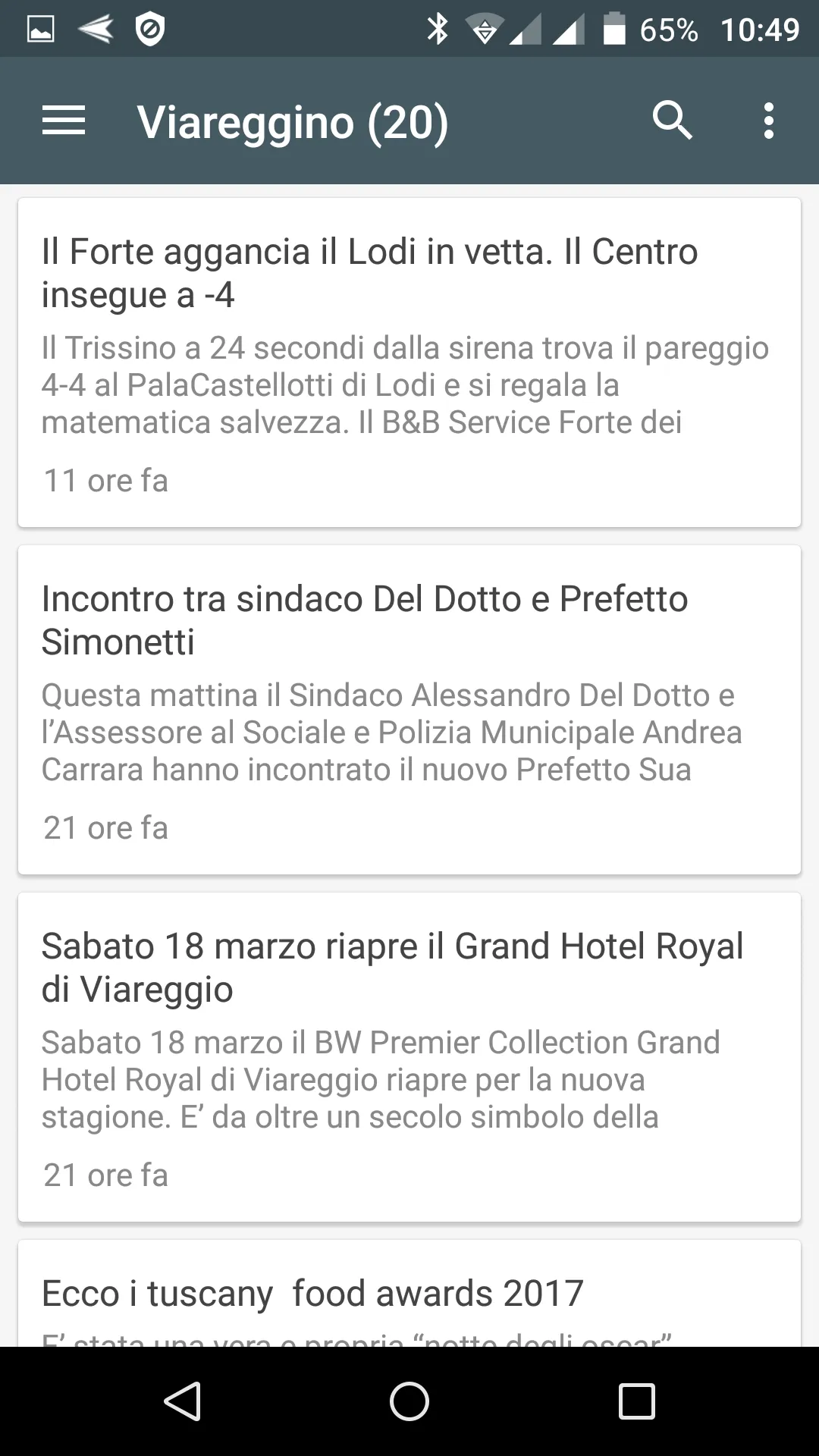 Viareggio notizie locali | Indus Appstore | Screenshot