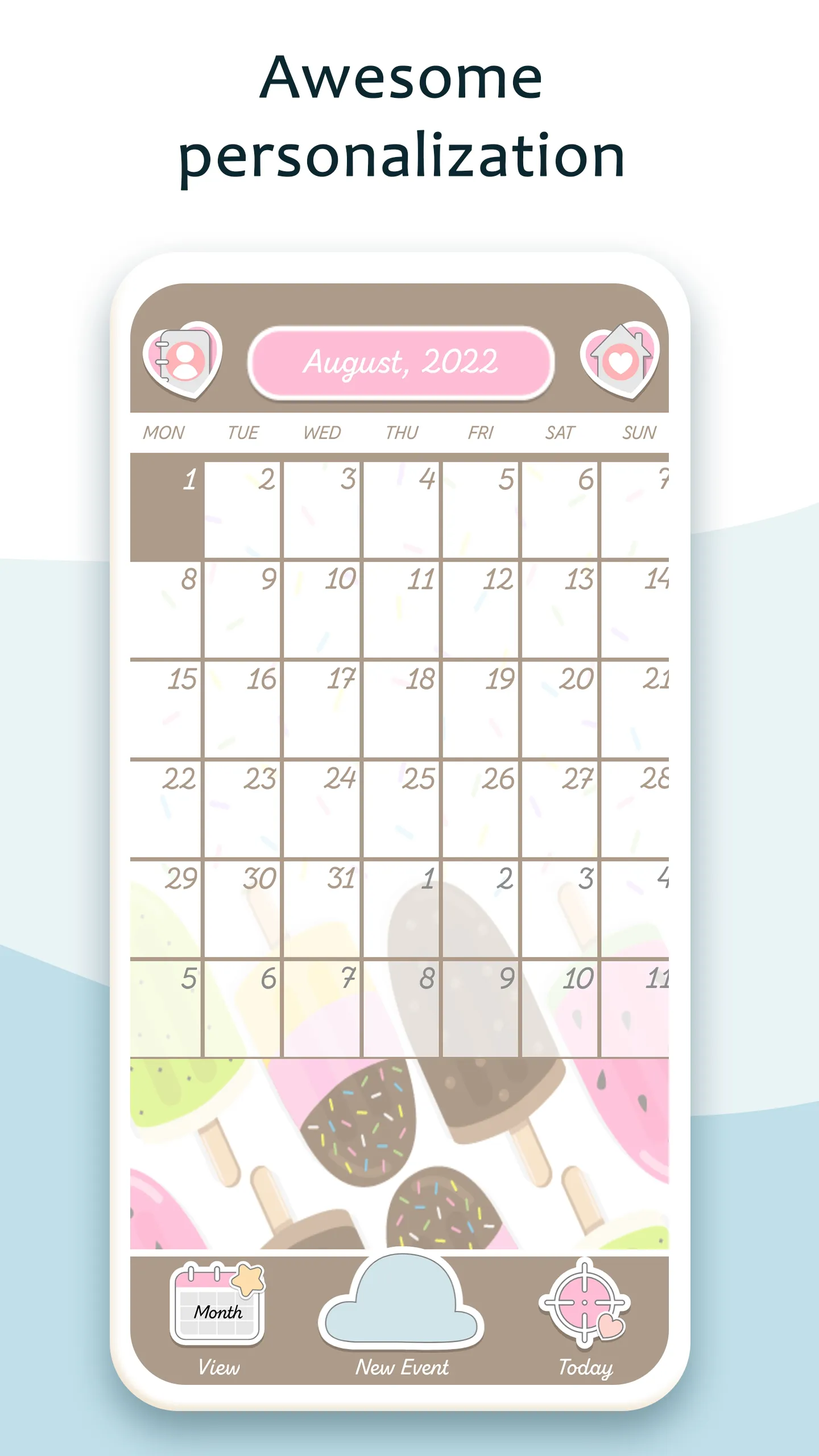 Rememberton: Cute Calendar | Indus Appstore | Screenshot