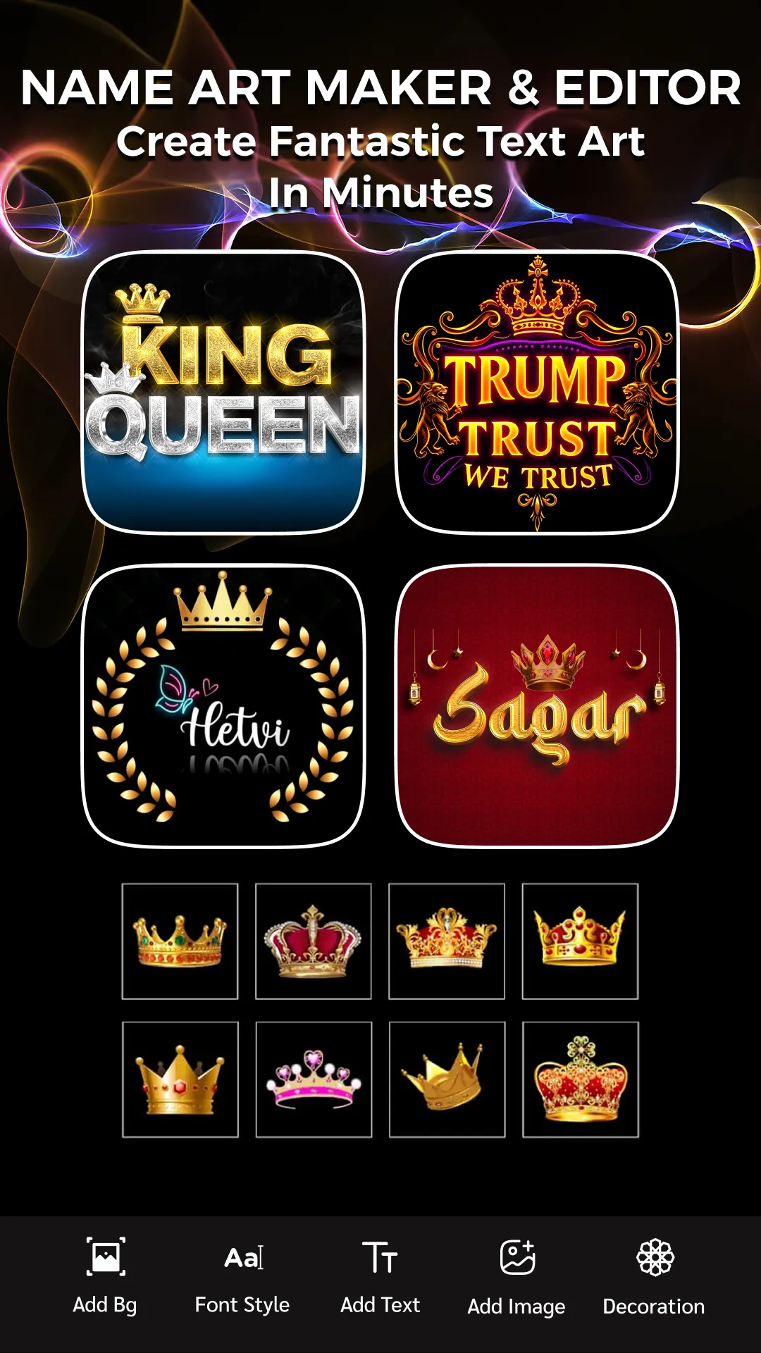 Name Art - Text & Photo Editor | Indus Appstore | Screenshot