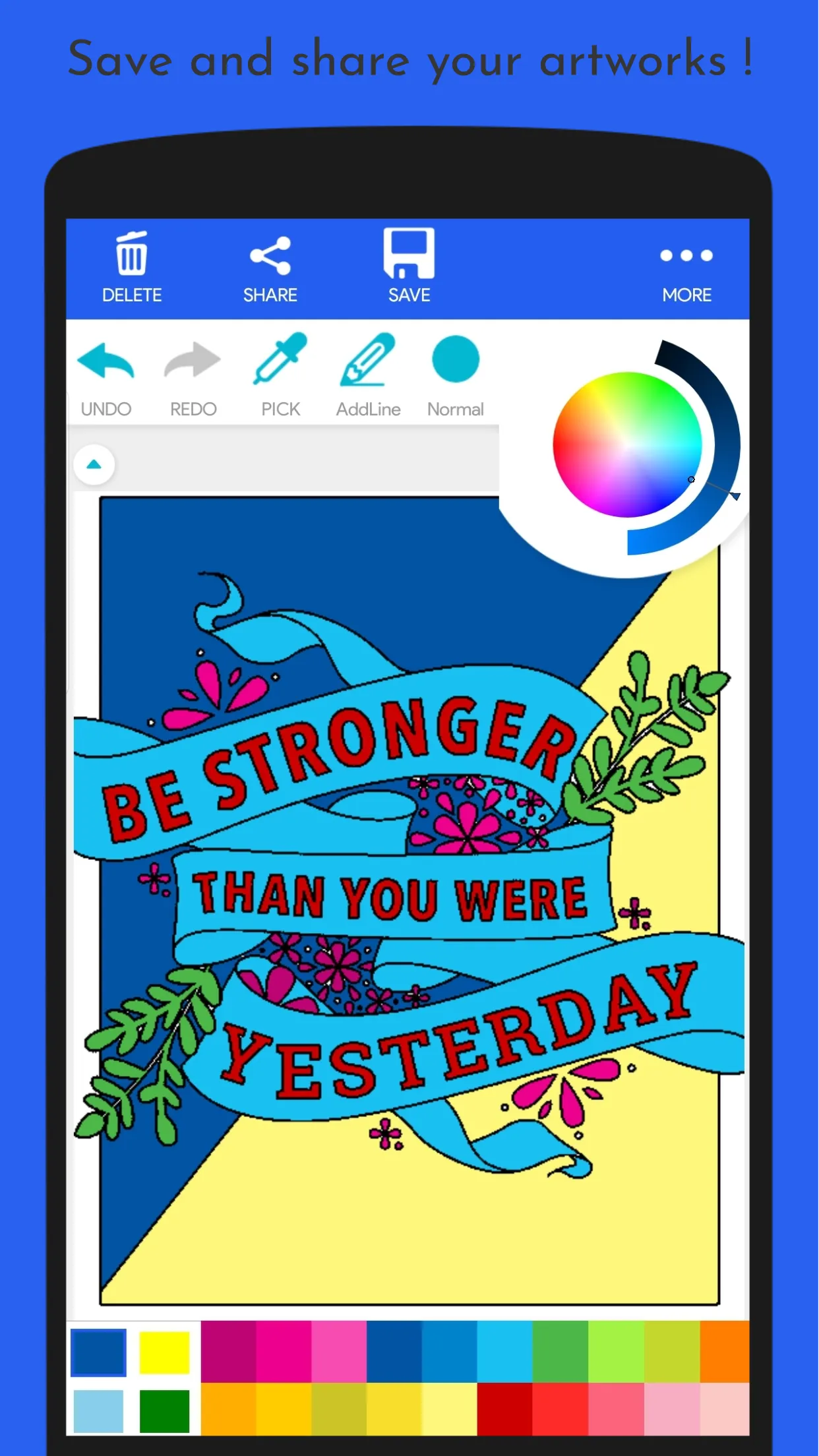 Inspiring Quotes Coloring Book | Indus Appstore | Screenshot