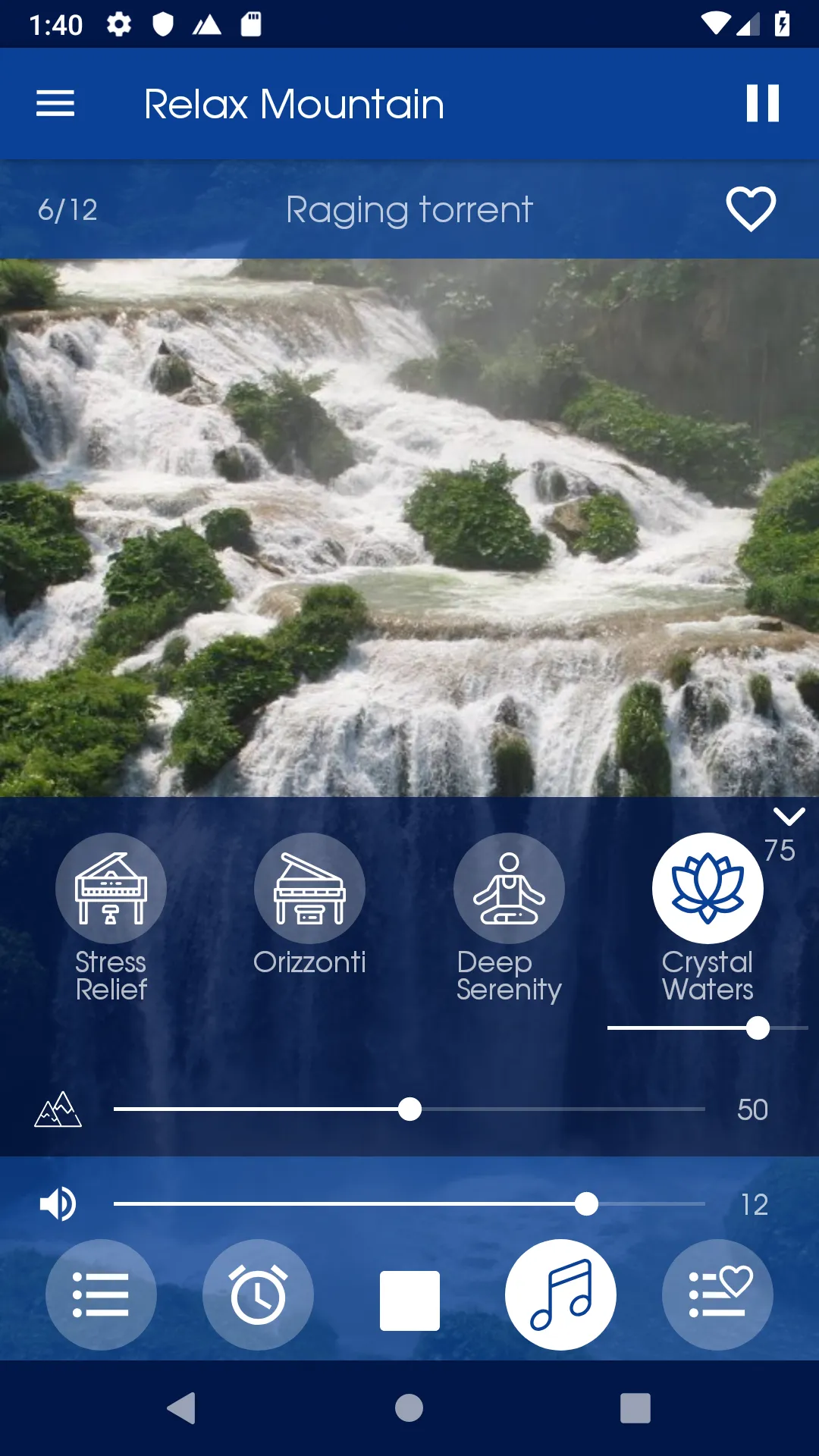 Relax Mountain Sleeping sounds | Indus Appstore | Screenshot