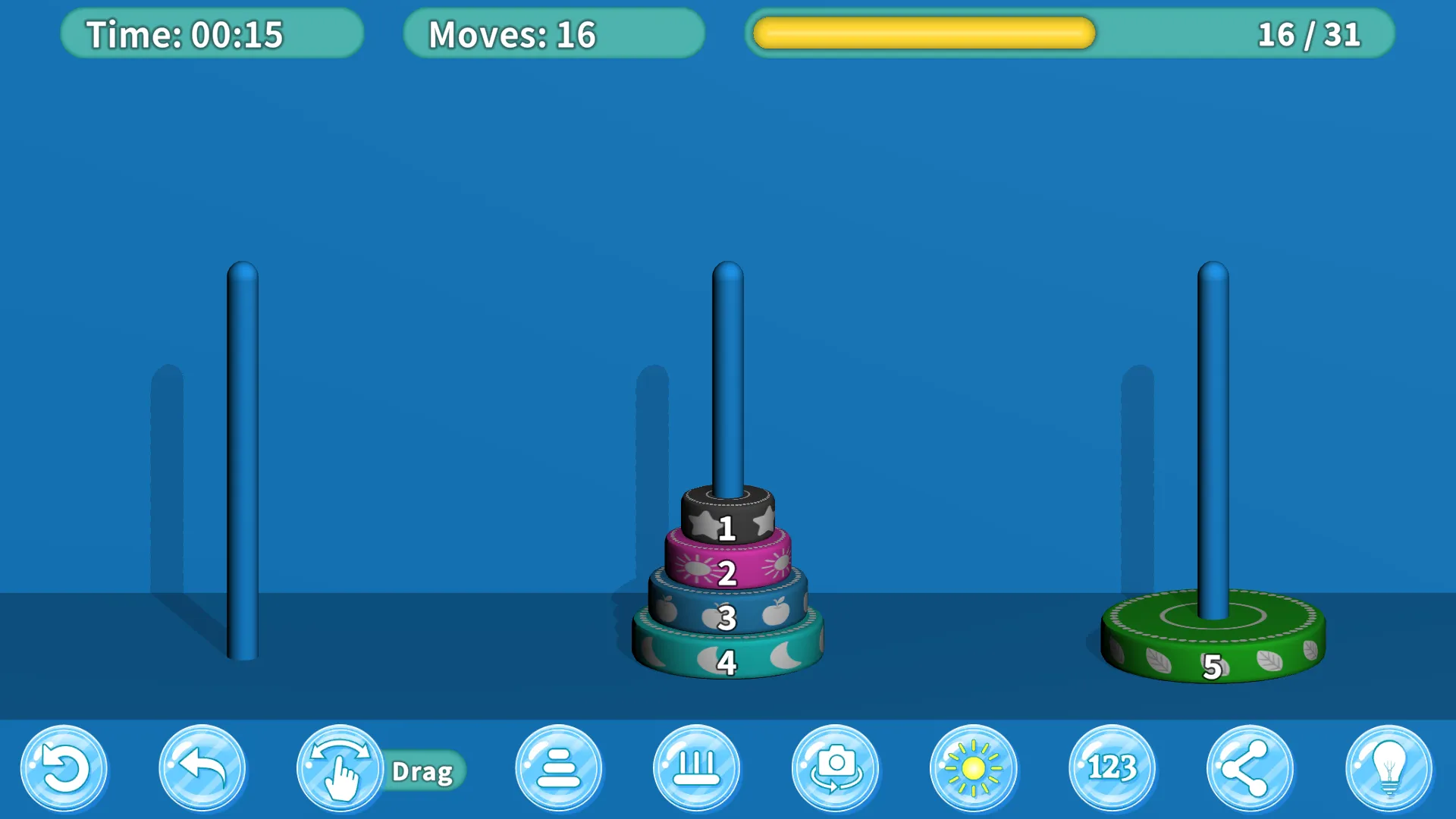 Hanoi Tower | Indus Appstore | Screenshot