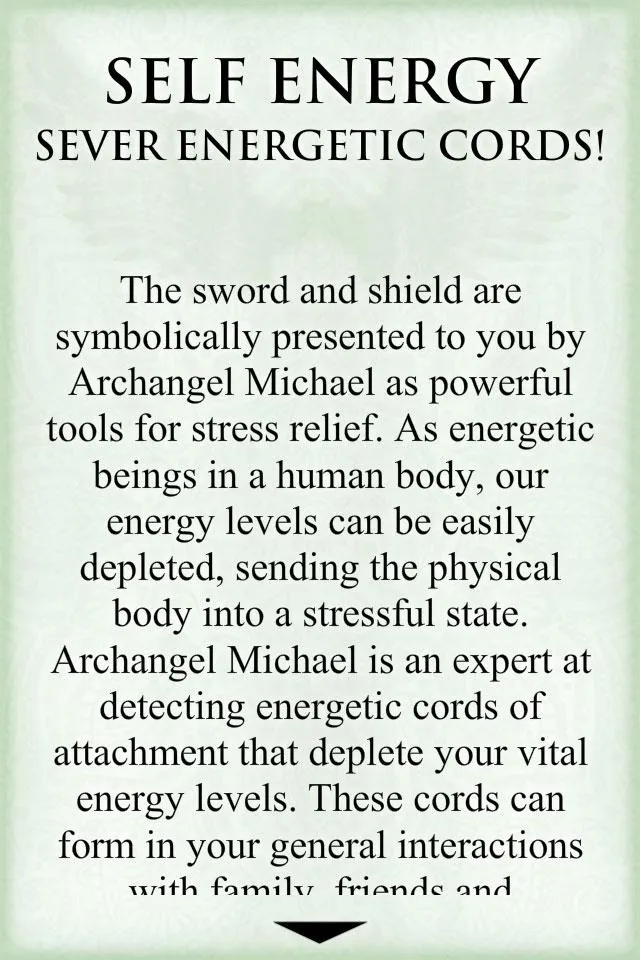 Archangel Michael Oracle Deck | Indus Appstore | Screenshot