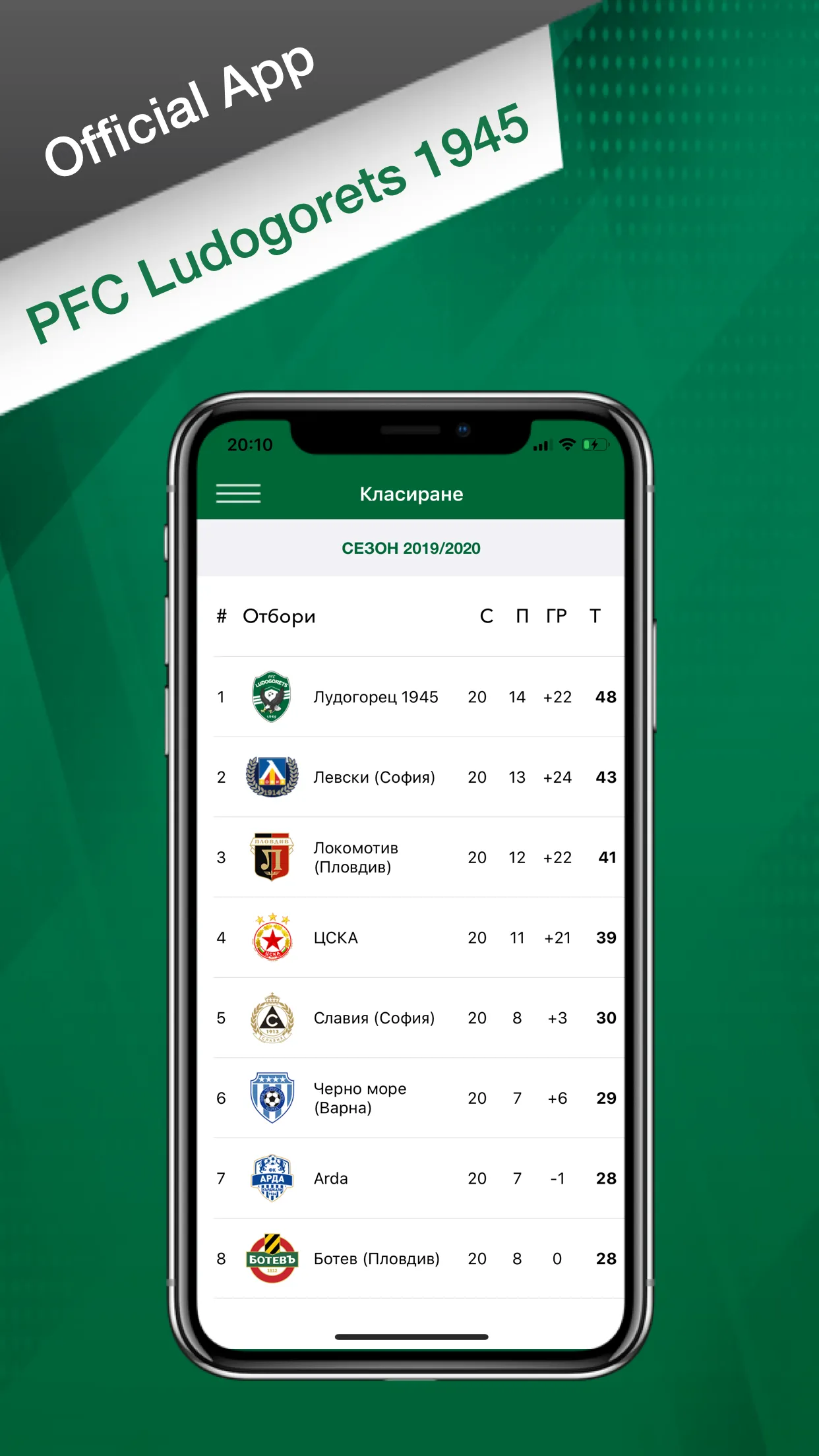 PFC Ludogorets 1945 | Indus Appstore | Screenshot