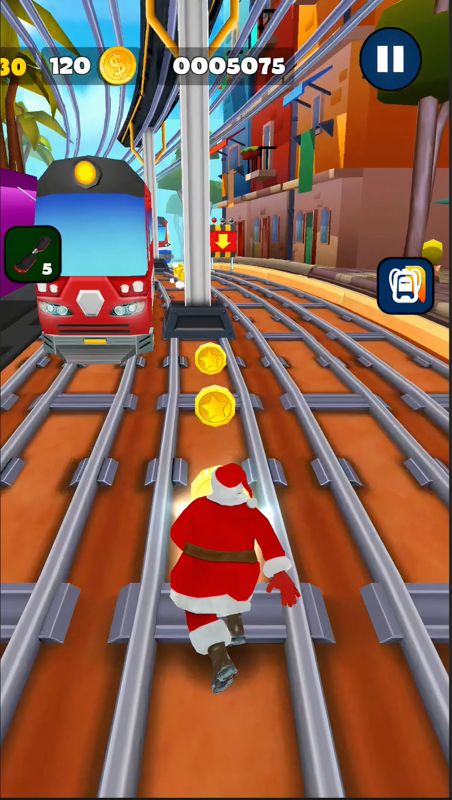 Subway Santa Claus Runner Xmas | Indus Appstore | Screenshot