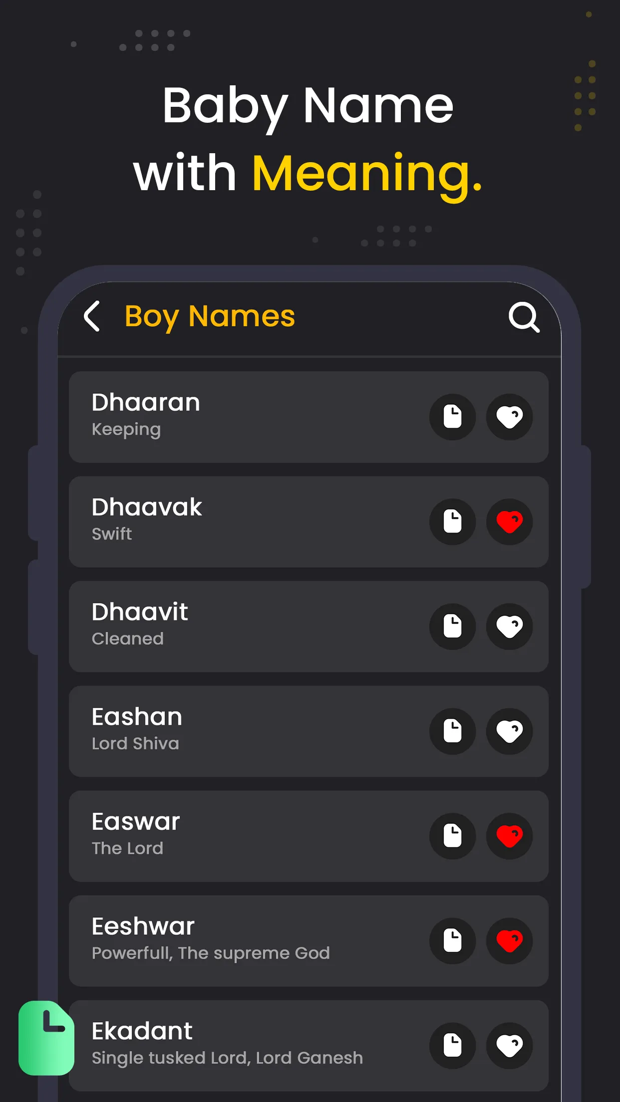 Baby Names - Name with Meaning | Indus Appstore | Screenshot