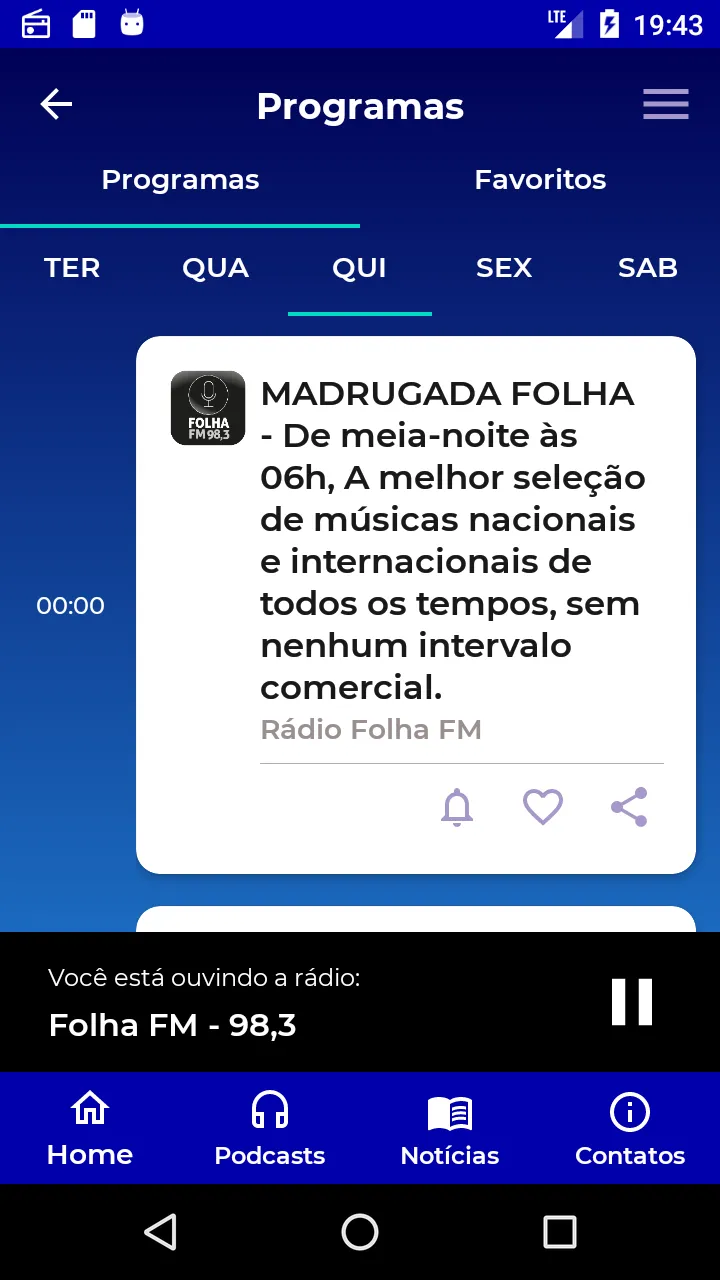 Folha FM 98,3 | Indus Appstore | Screenshot