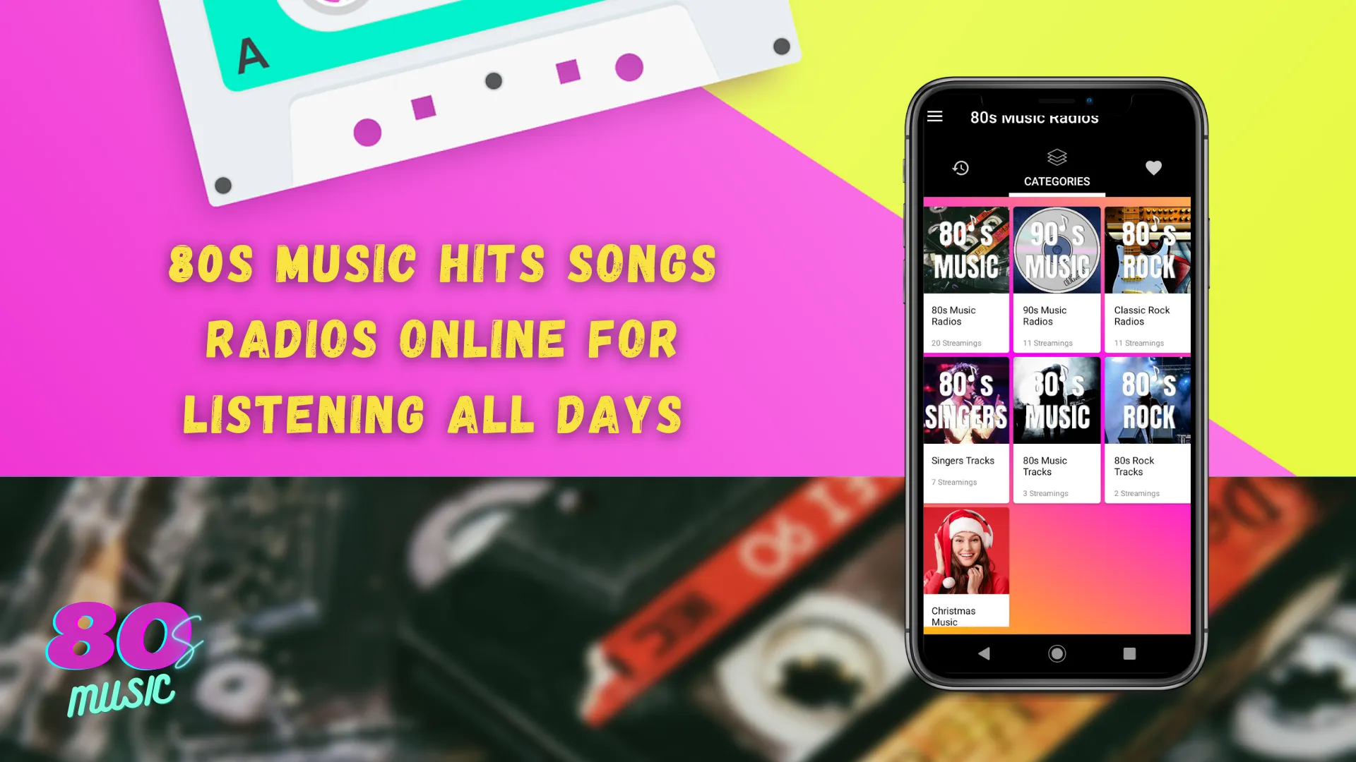 80s Music Hits Songs Radios | Indus Appstore | Screenshot