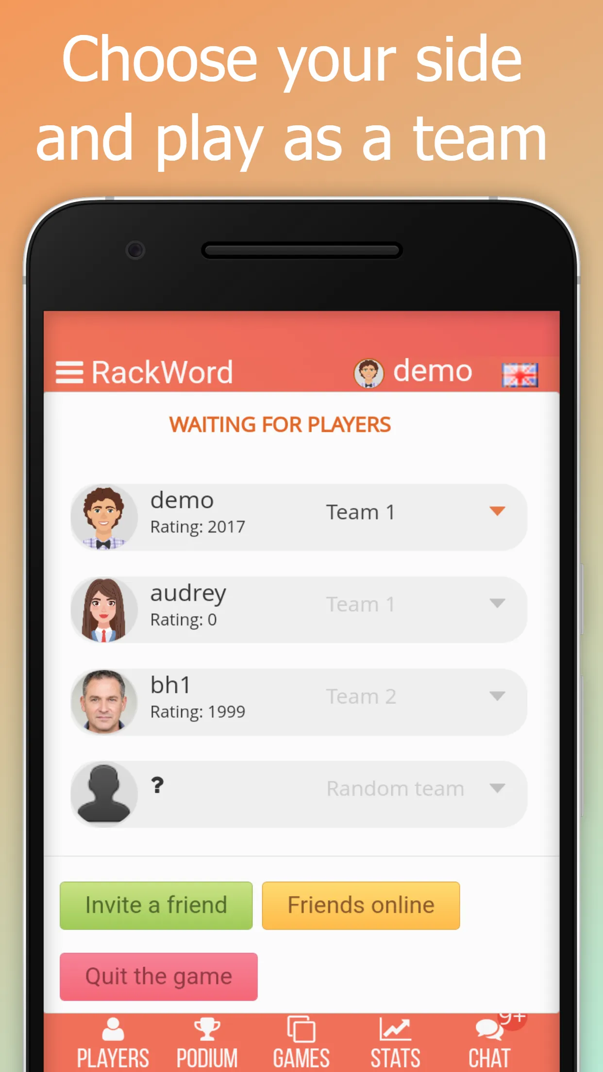 Rackword - Online word game | Indus Appstore | Screenshot