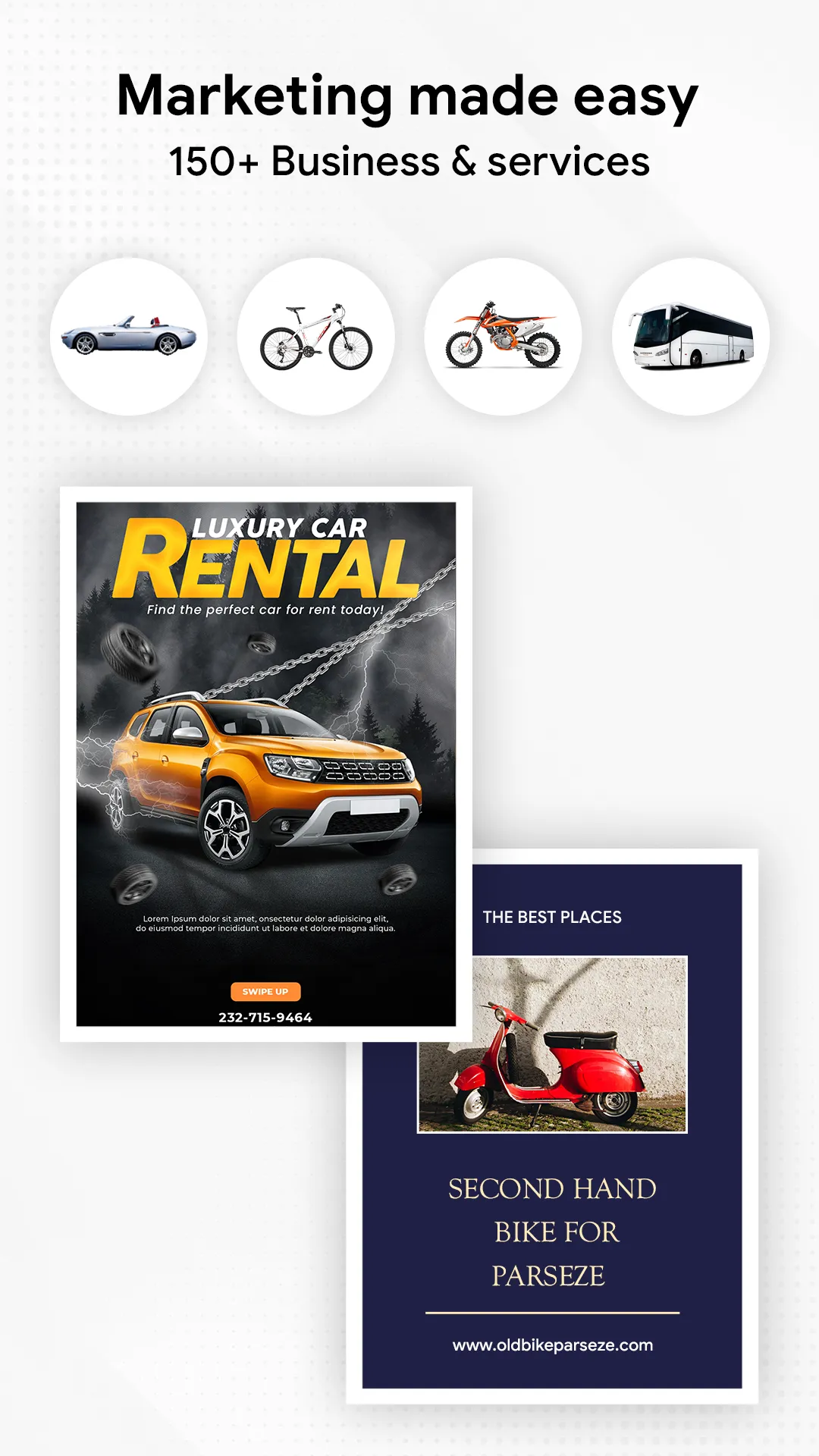 Flyer Ads, Poster Maker | Indus Appstore | Screenshot