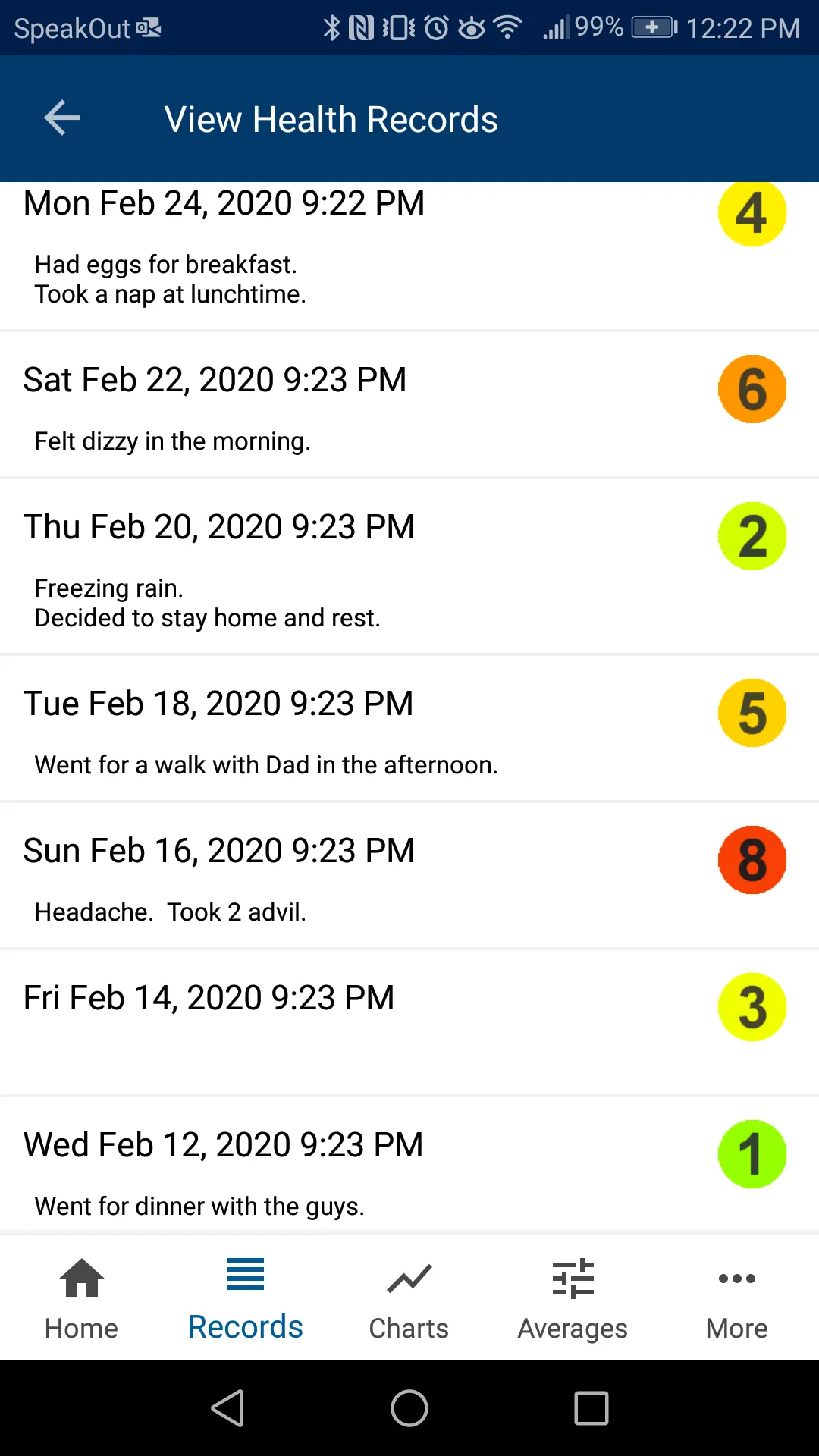 Health Symptom Tracker | Indus Appstore | Screenshot