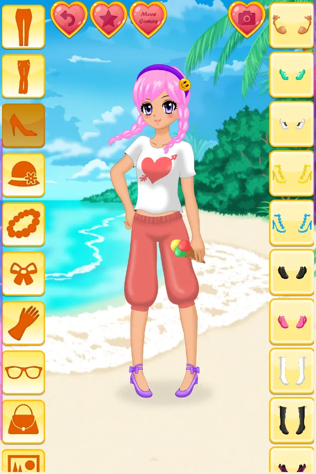 Anime Date Dress Up Girls Game | Indus Appstore | Screenshot