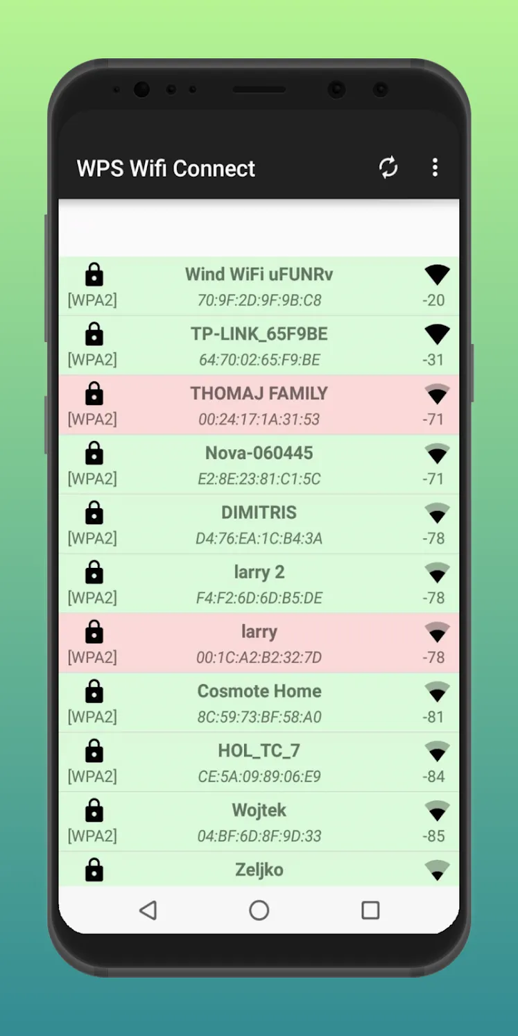 WPS WIFI CONNECT -wps tester‏ | Indus Appstore | Screenshot