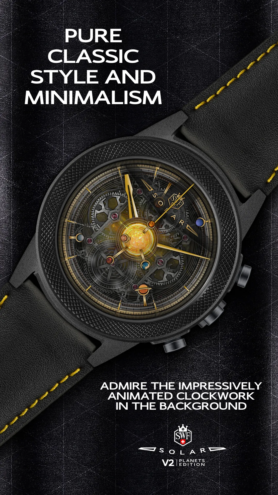 SWF Solar Planets Watch Face | Indus Appstore | Screenshot