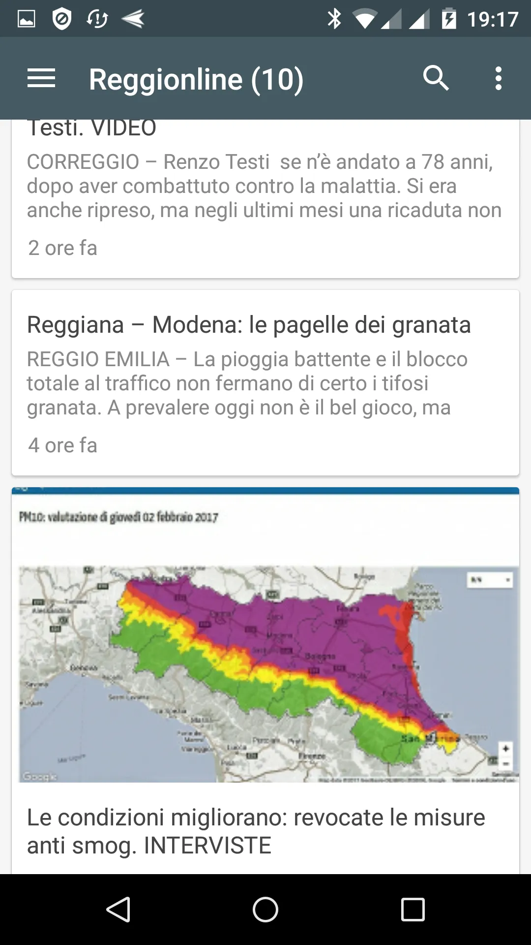 Reggio Emilia notizie locali | Indus Appstore | Screenshot