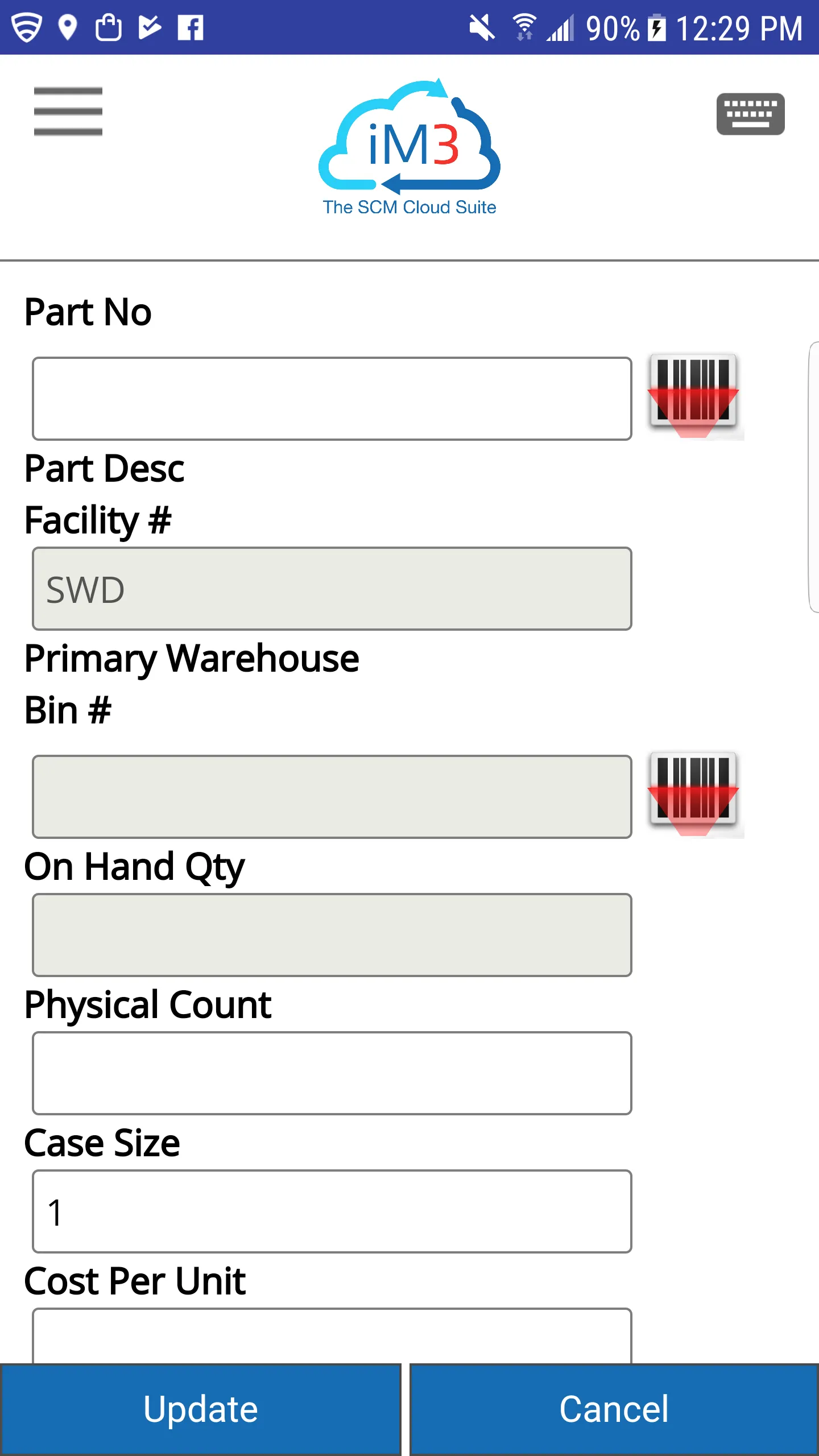 iM3 Warehouse Pilot | Indus Appstore | Screenshot