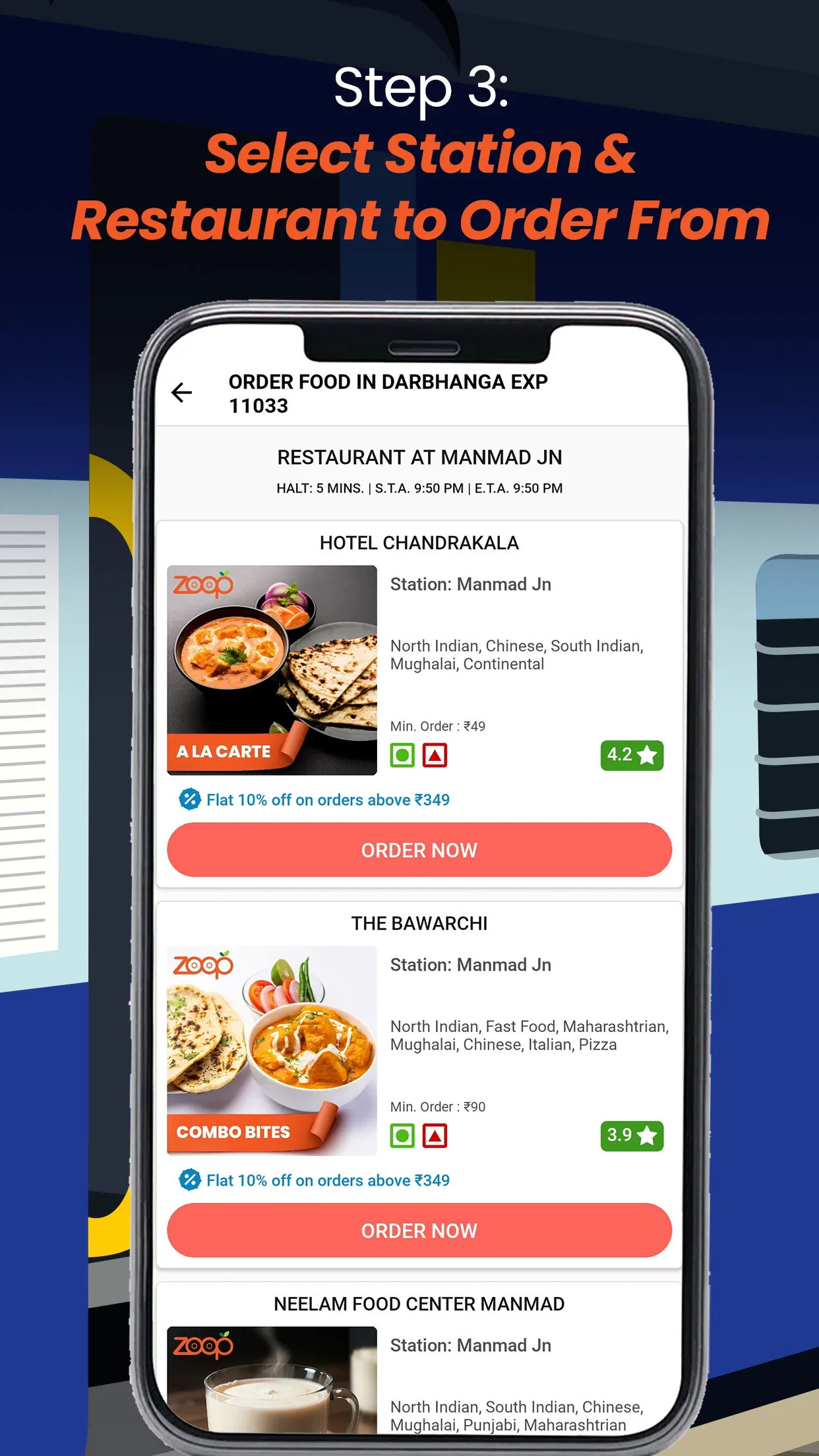 Zoop India-Order Food in Train | Indus Appstore | Screenshot