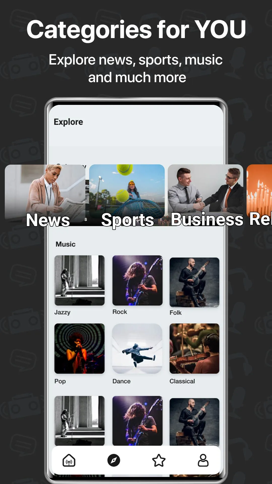 Radio - Live Fm, Music & News | Indus Appstore | Screenshot