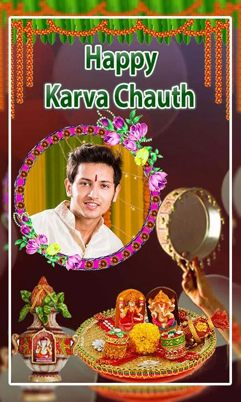 Karwa Chauth Photo Frame | Indus Appstore | Screenshot