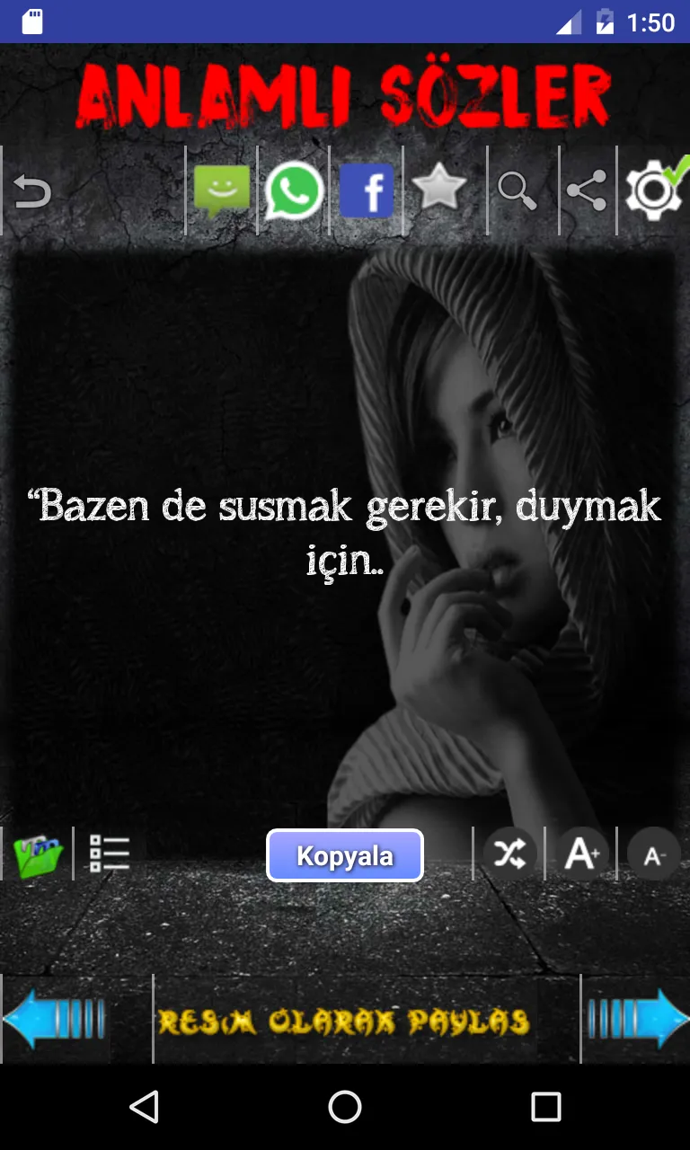 Anlamlı Sözler | Indus Appstore | Screenshot