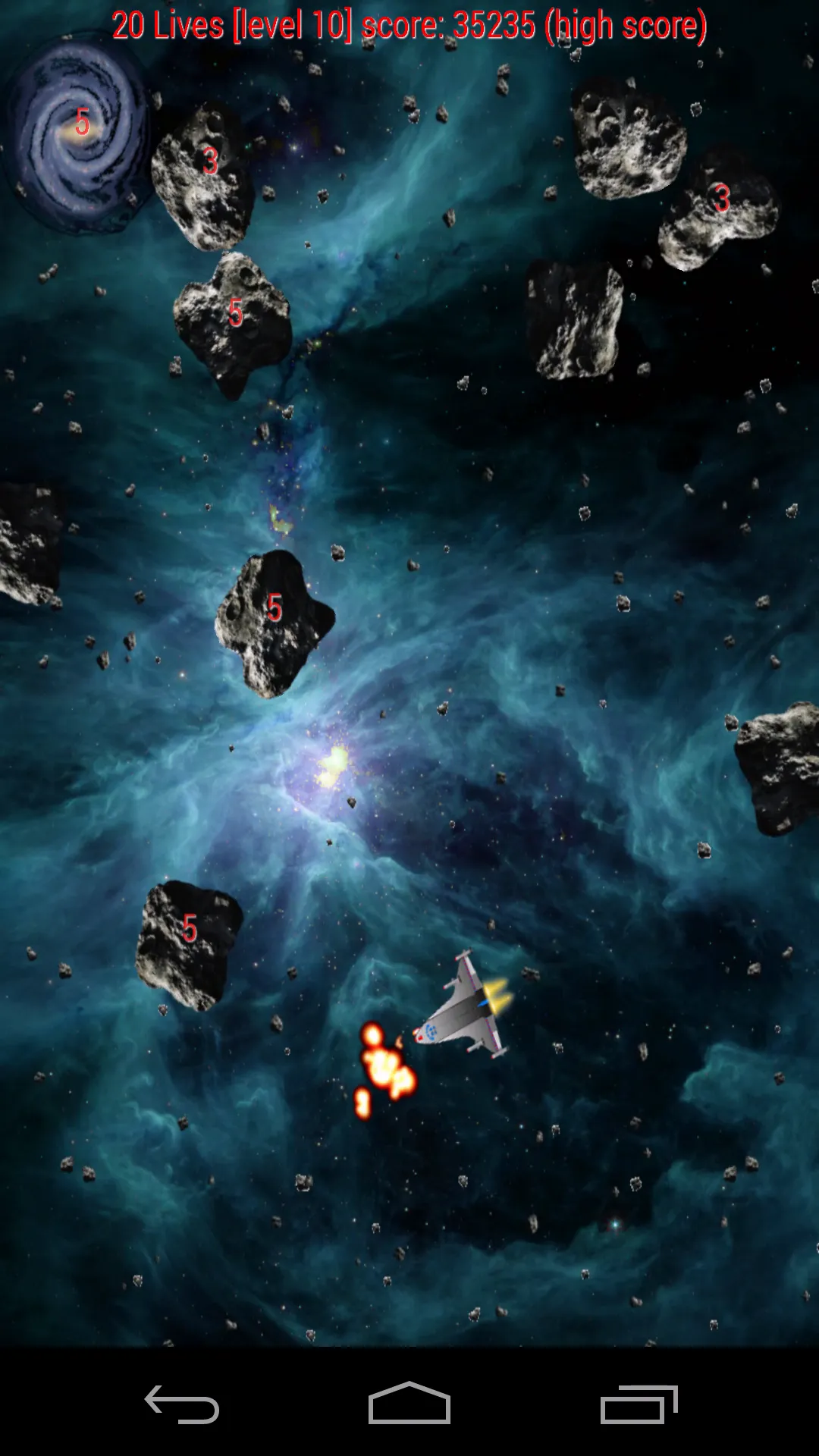 Asteroid War Returns | Indus Appstore | Screenshot