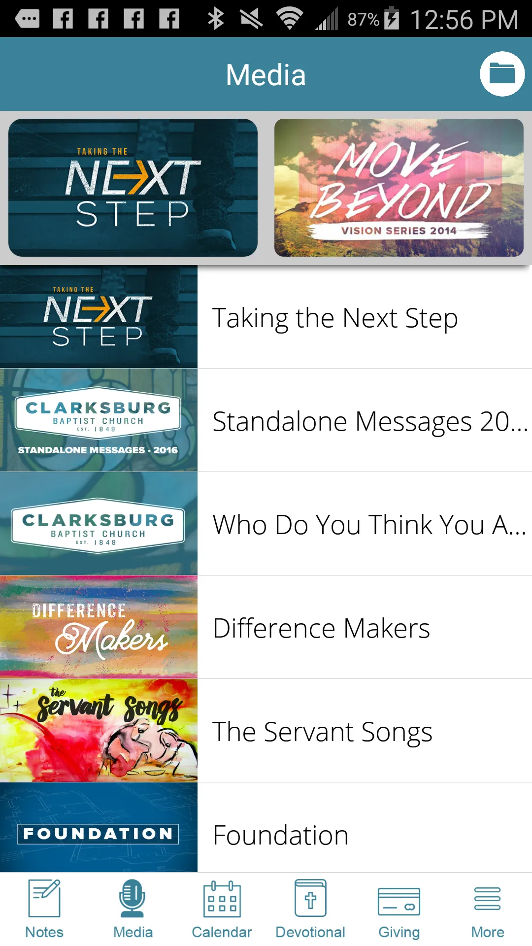 Clarksburg Baptist Church | Indus Appstore | Screenshot