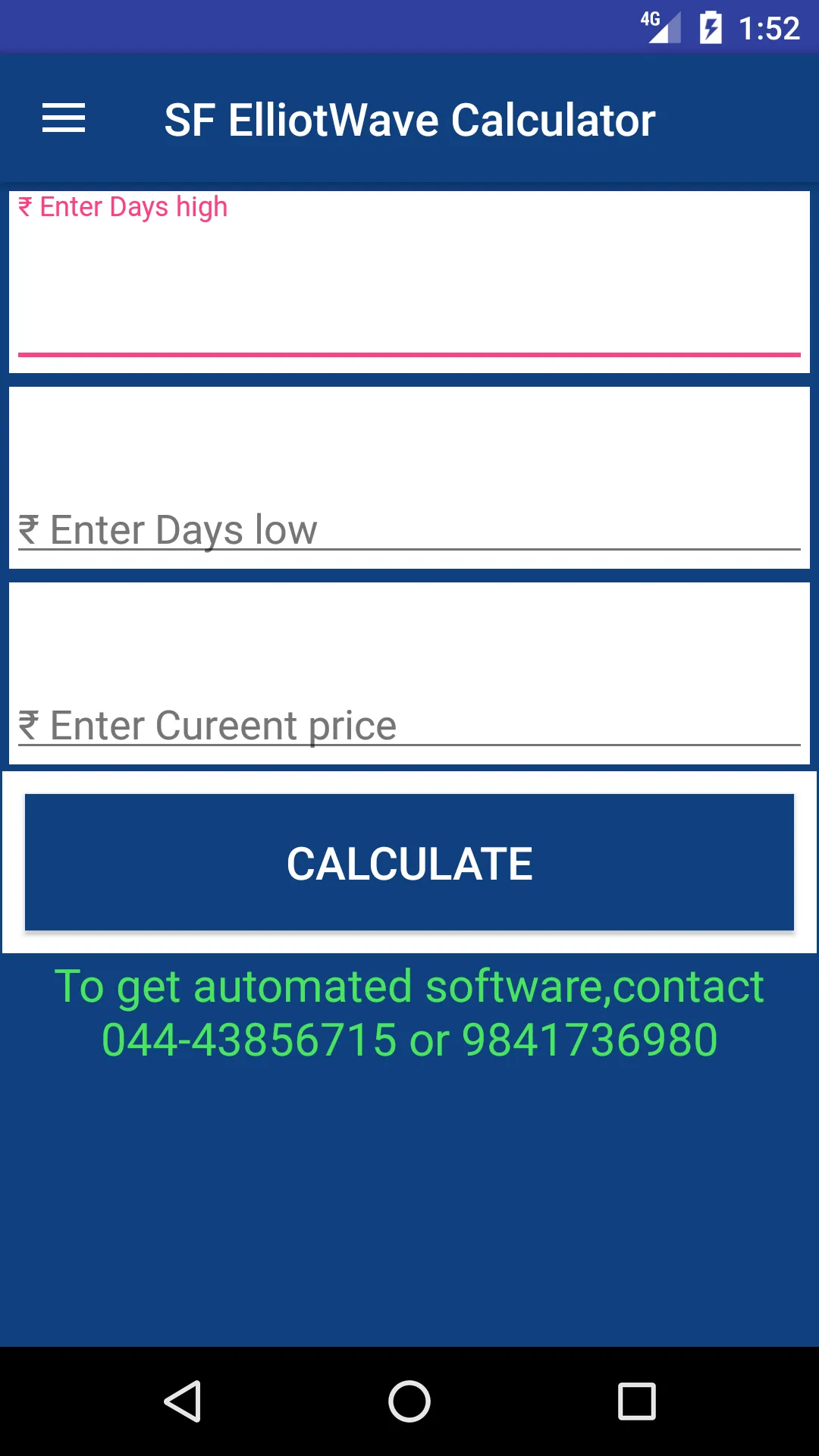 Elliot Wave Calculator | Indus Appstore | Screenshot