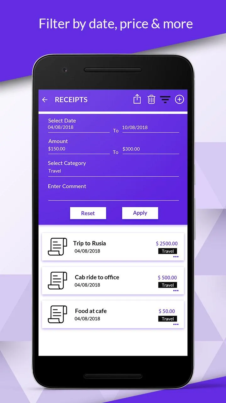 Easy Receipt Expense Tracker | Indus Appstore | Screenshot