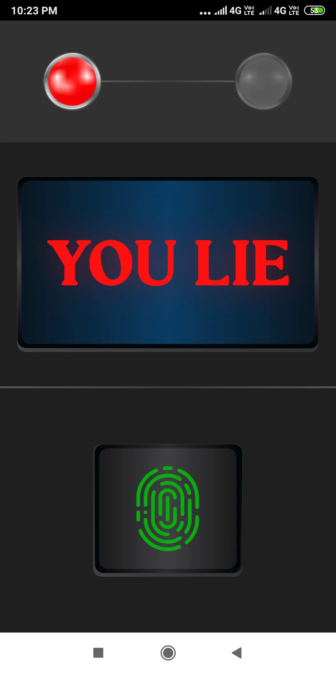 Lie Detector Test - Real Shock | Indus Appstore | Screenshot