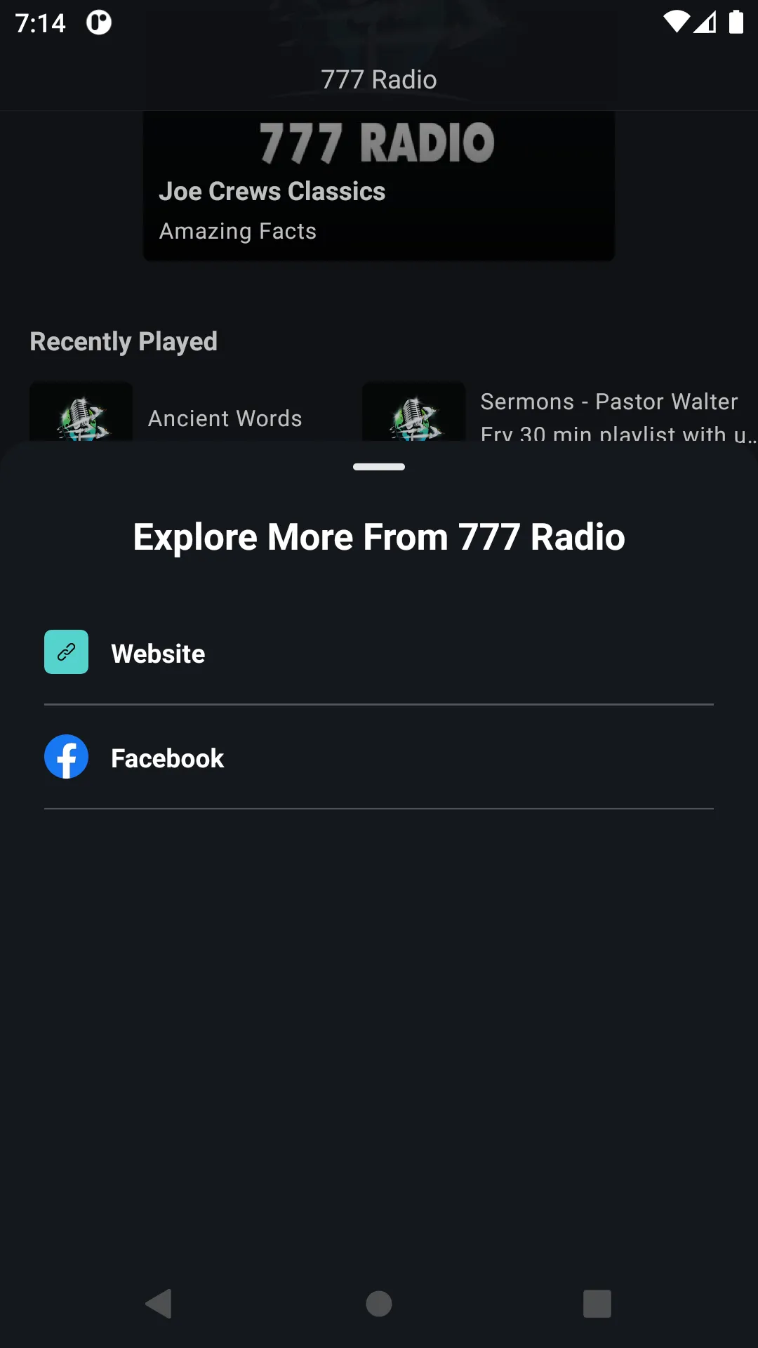 777 Radio | Indus Appstore | Screenshot