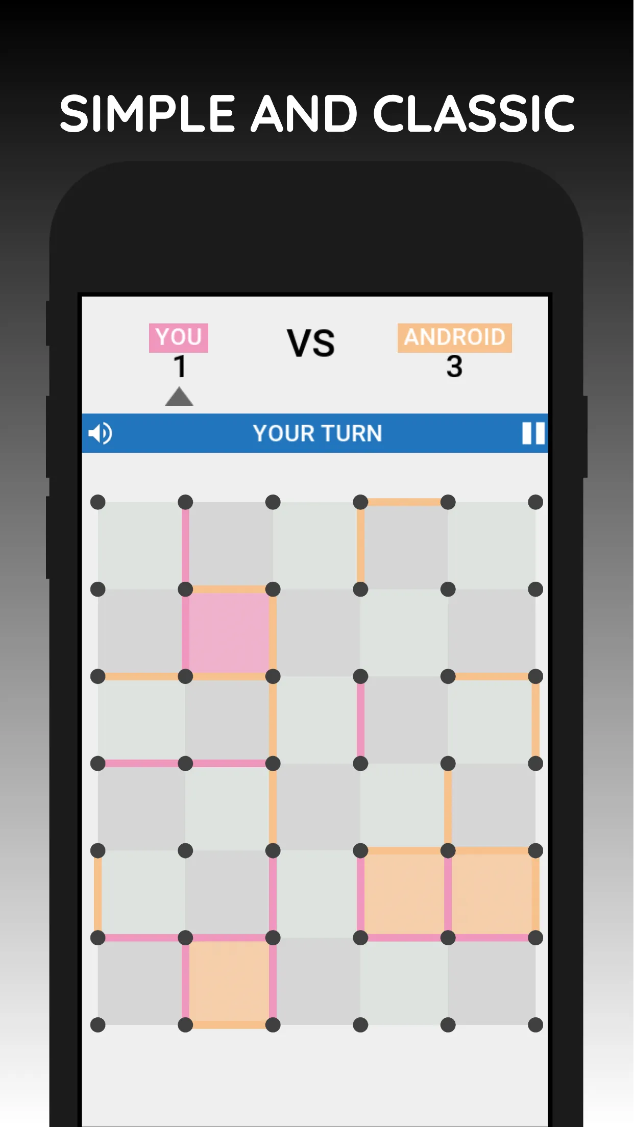 Dots And Boxes : Strategy game | Indus Appstore | Screenshot