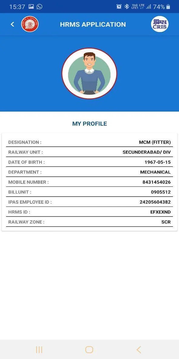 HRMS Employee Mobile App for I | Indus Appstore | Screenshot