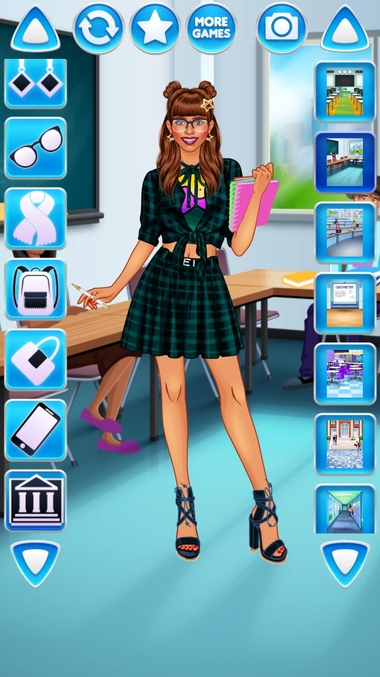 College Student Girl Dress Up | Indus Appstore | Screenshot