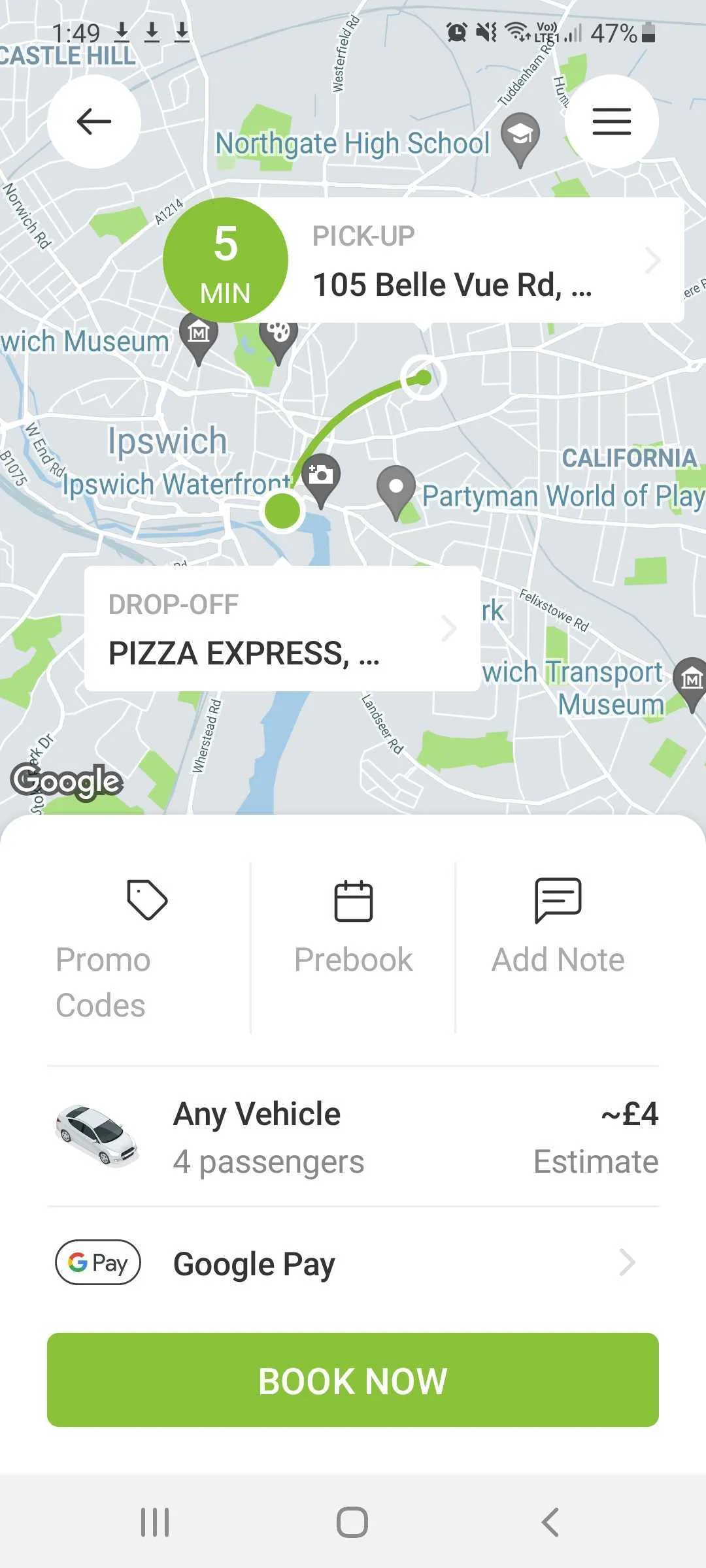 Cabs Smart | Indus Appstore | Screenshot