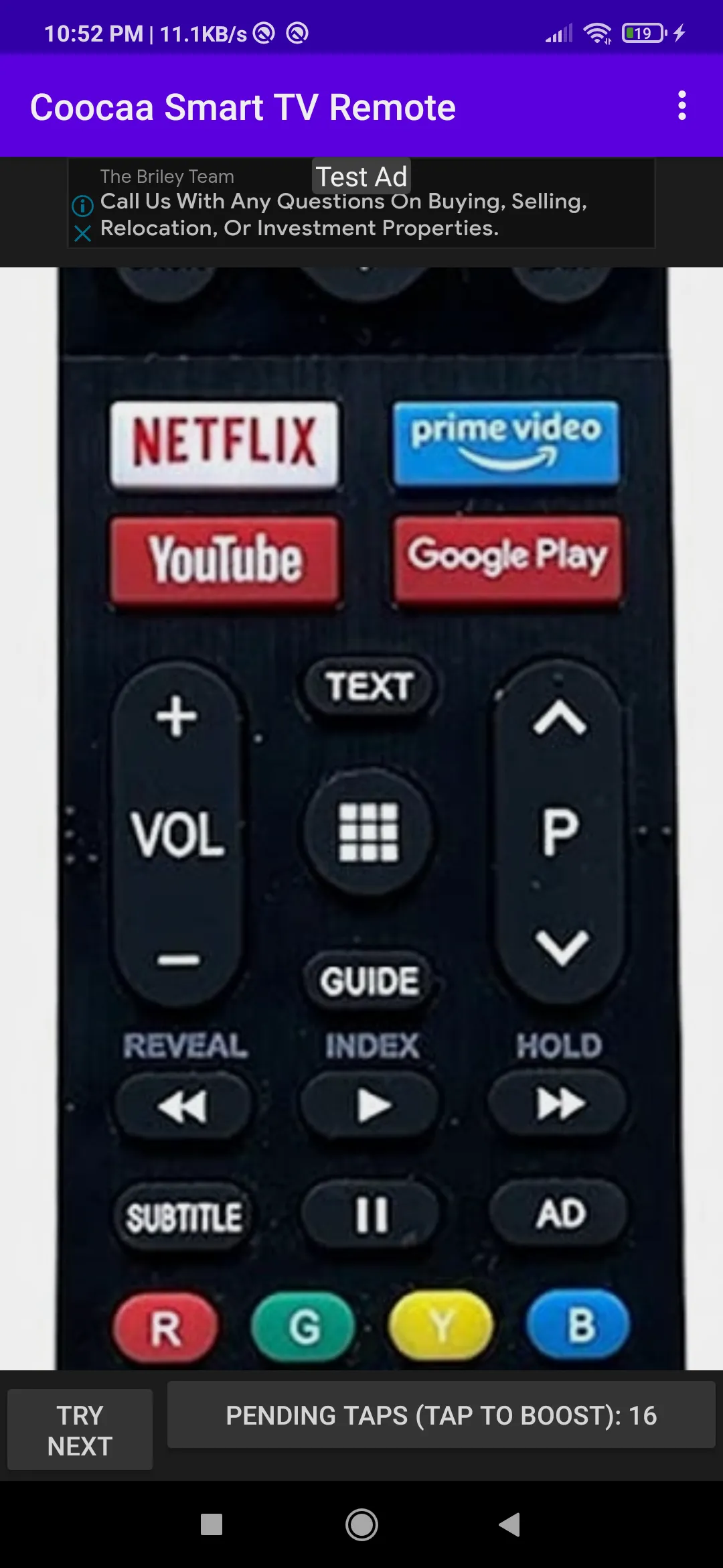 Coocaa Smart TV Remote | Indus Appstore | Screenshot