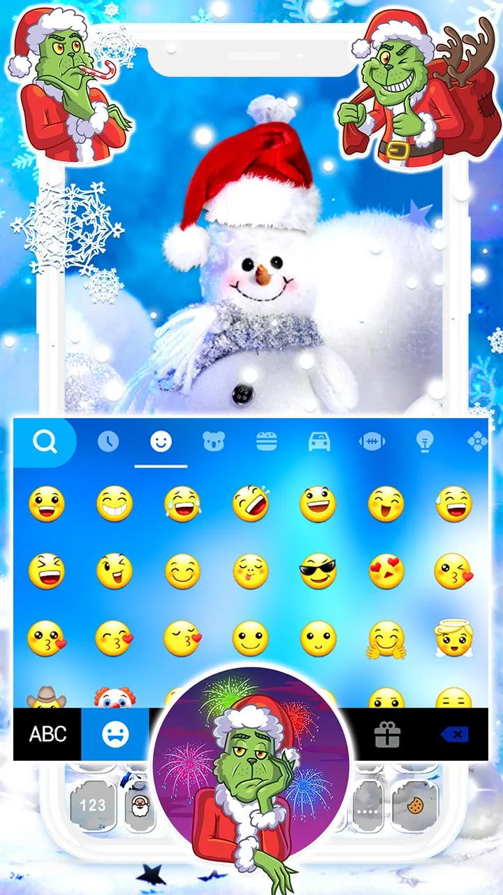 Blue Christmas Theme | Indus Appstore | Screenshot