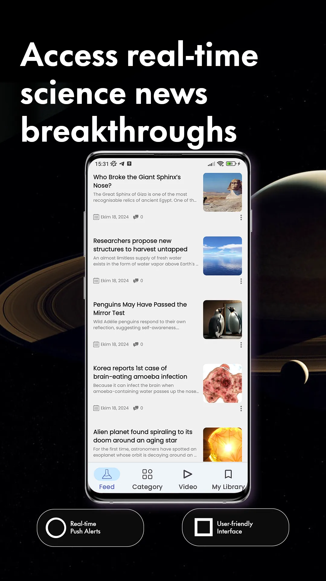 Byn - Science News App | Indus Appstore | Screenshot