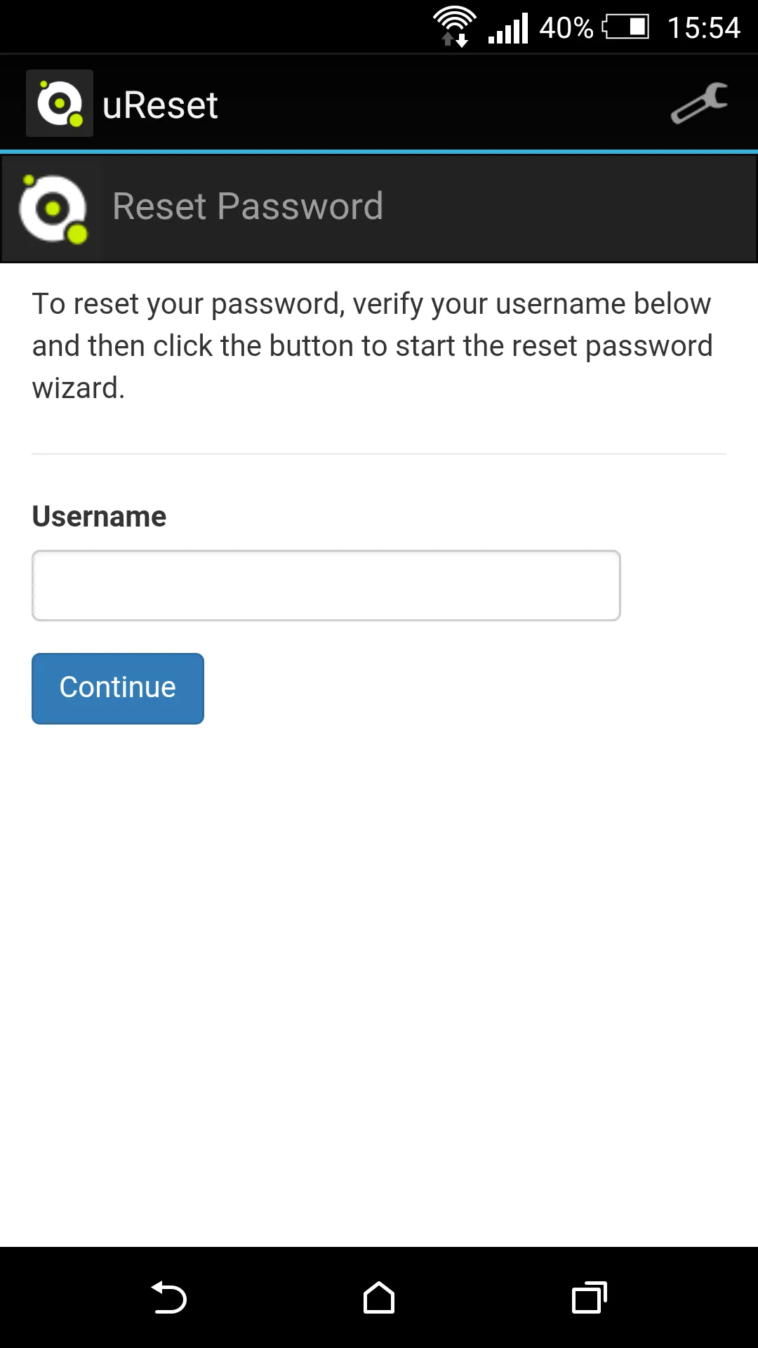 Specops Password Reset | Indus Appstore | Screenshot