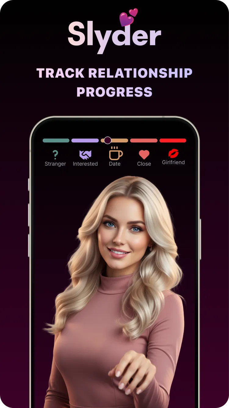 Slyder- AI Dating Simulator | Indus Appstore | Screenshot