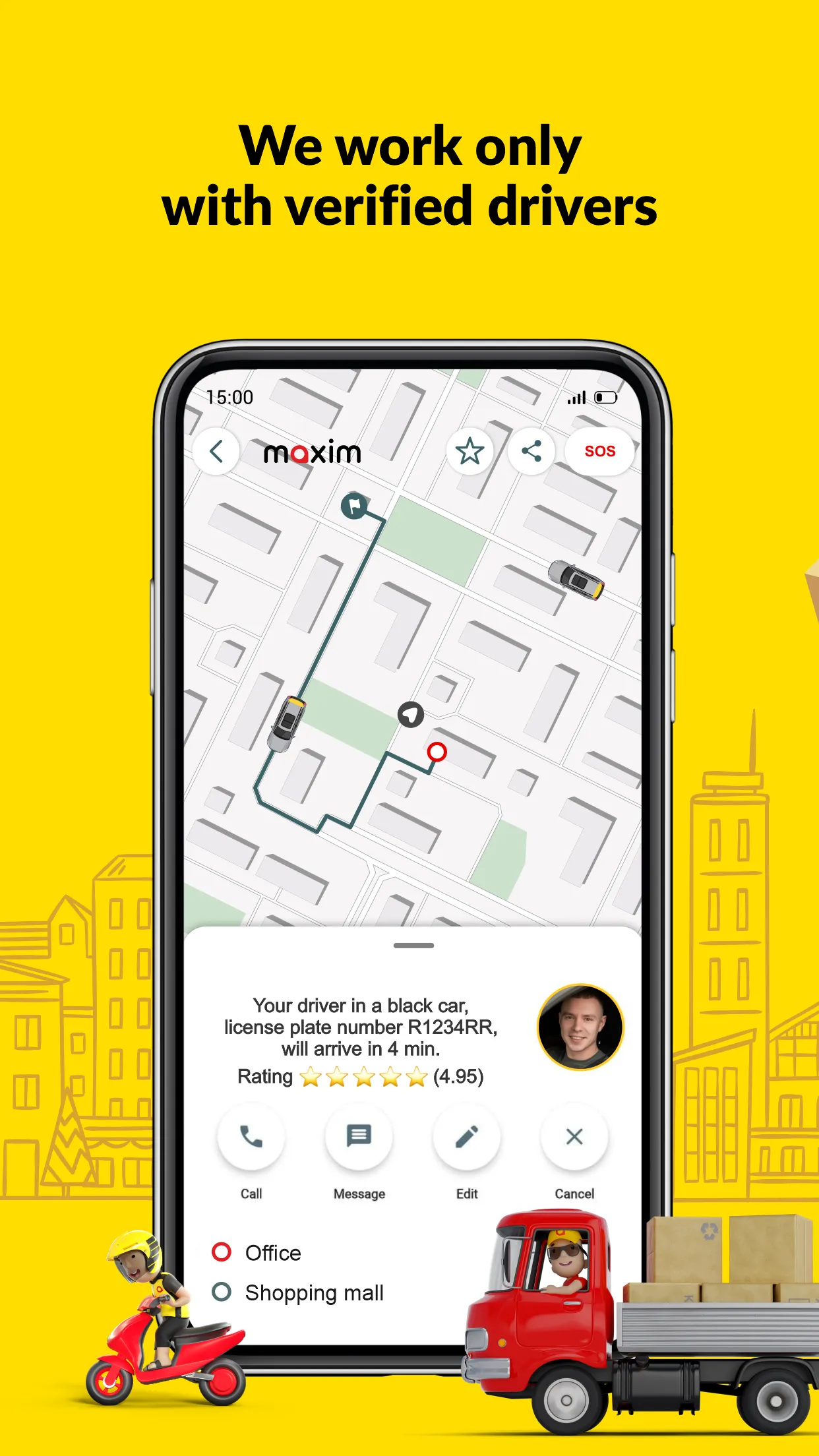maxim — order a taxi & food | Indus Appstore | Screenshot