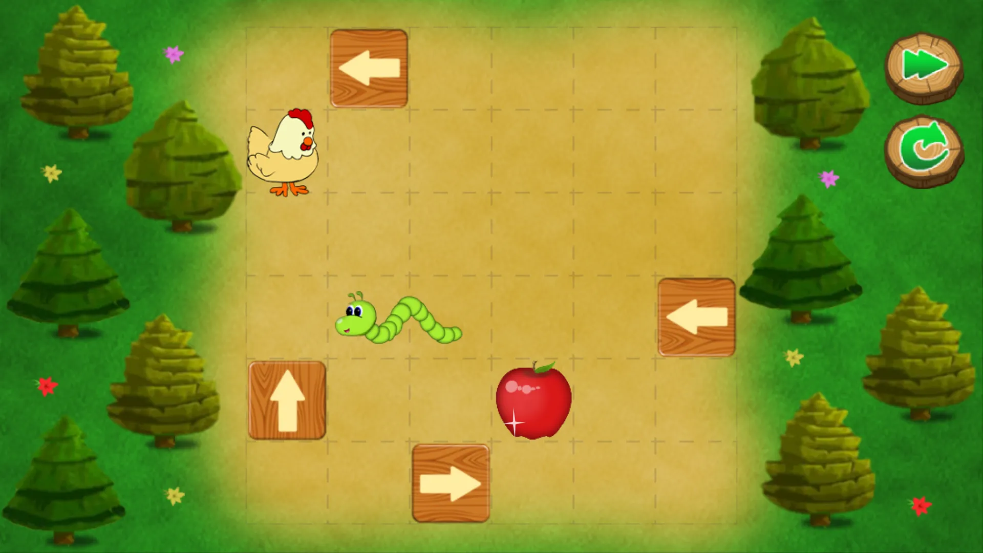 Worm logic puzzle | Indus Appstore | Screenshot