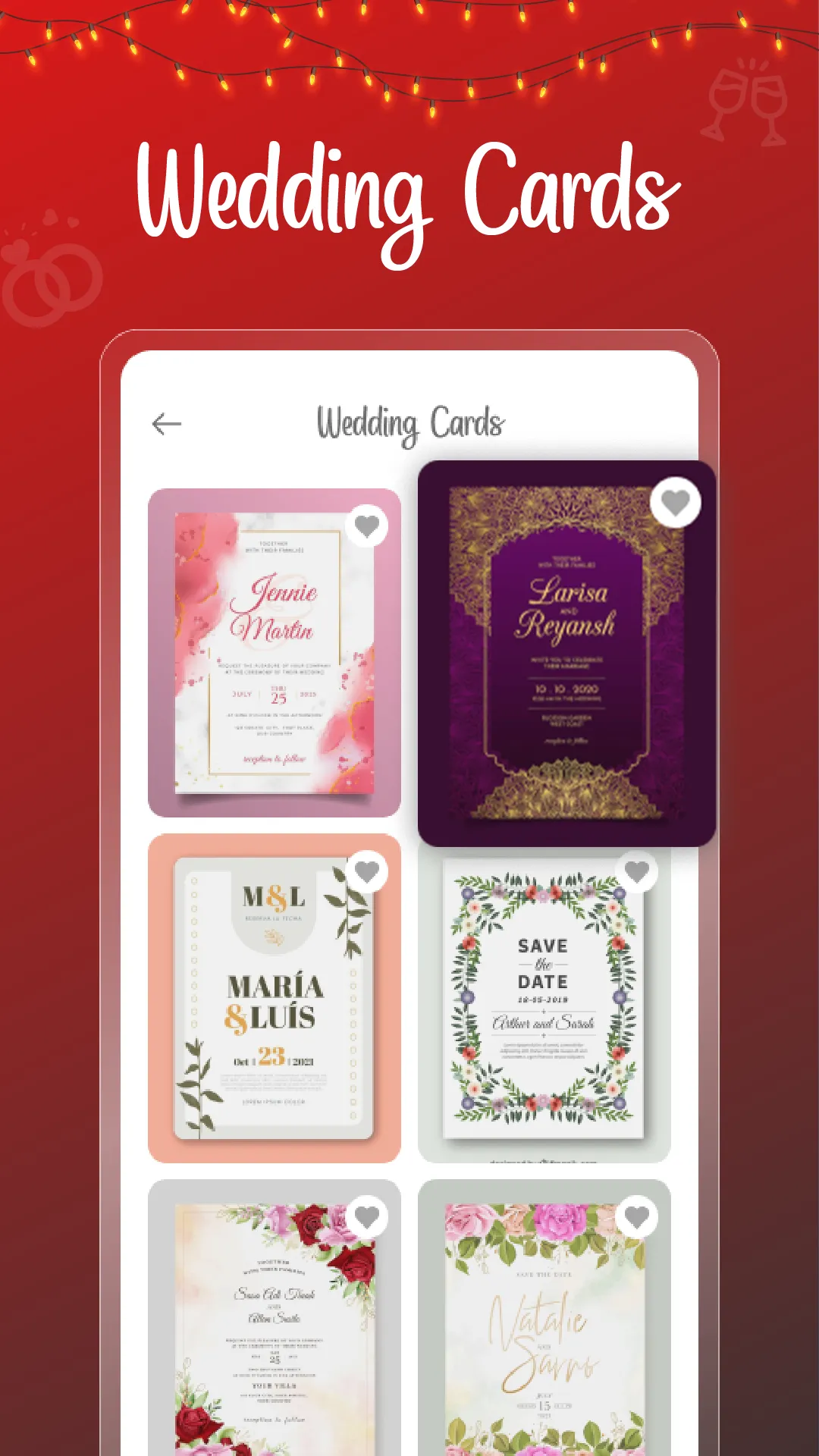 Stylish Invitation Card Maker | Indus Appstore | Screenshot