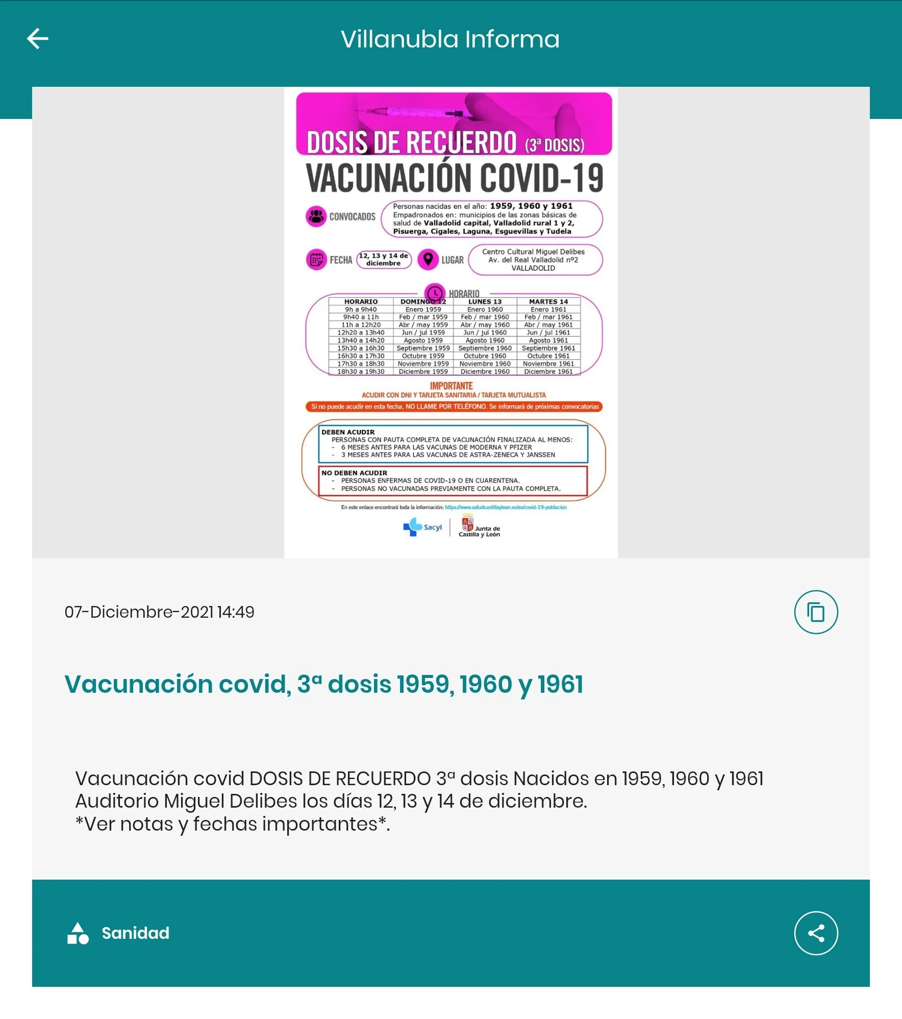 Villanubla Informa | Indus Appstore | Screenshot