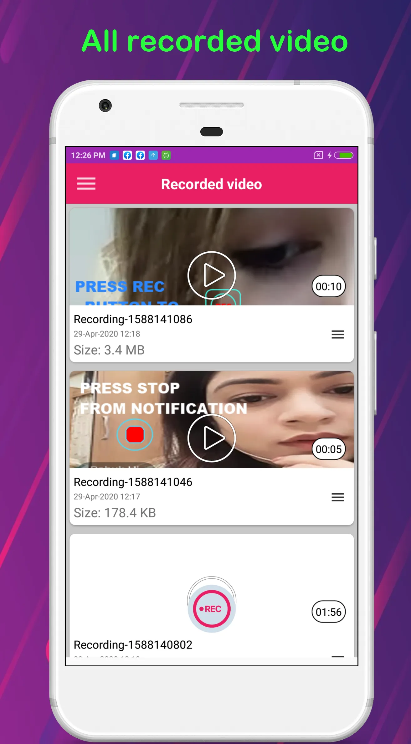 video call recorder for imo | Indus Appstore | Screenshot