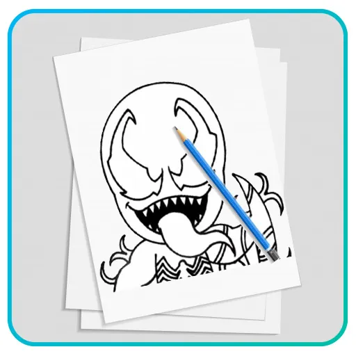 How To Draw Superhero Venom | Indus Appstore | Screenshot