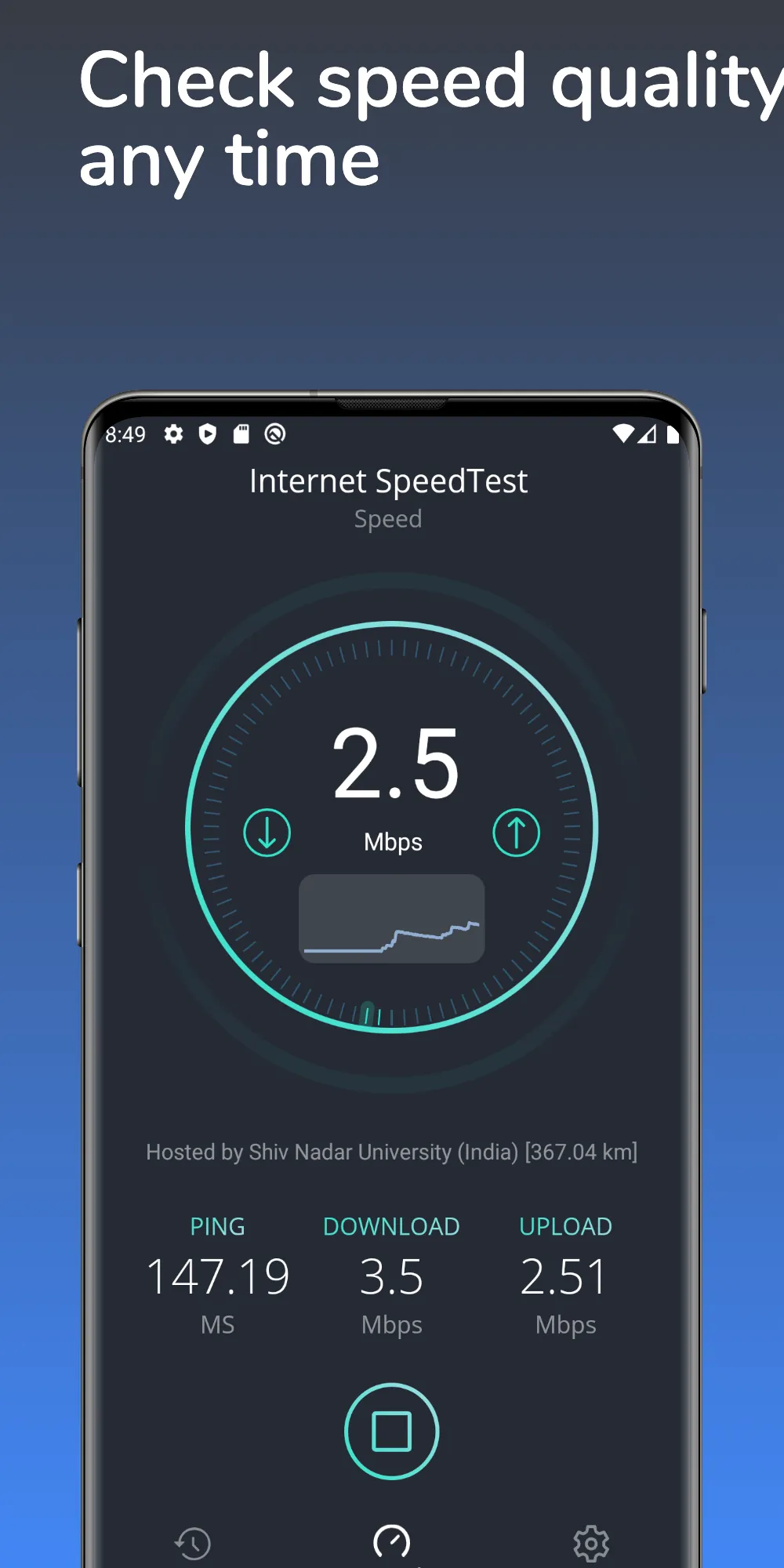 Internet Speed Test 5G | Indus Appstore | Screenshot