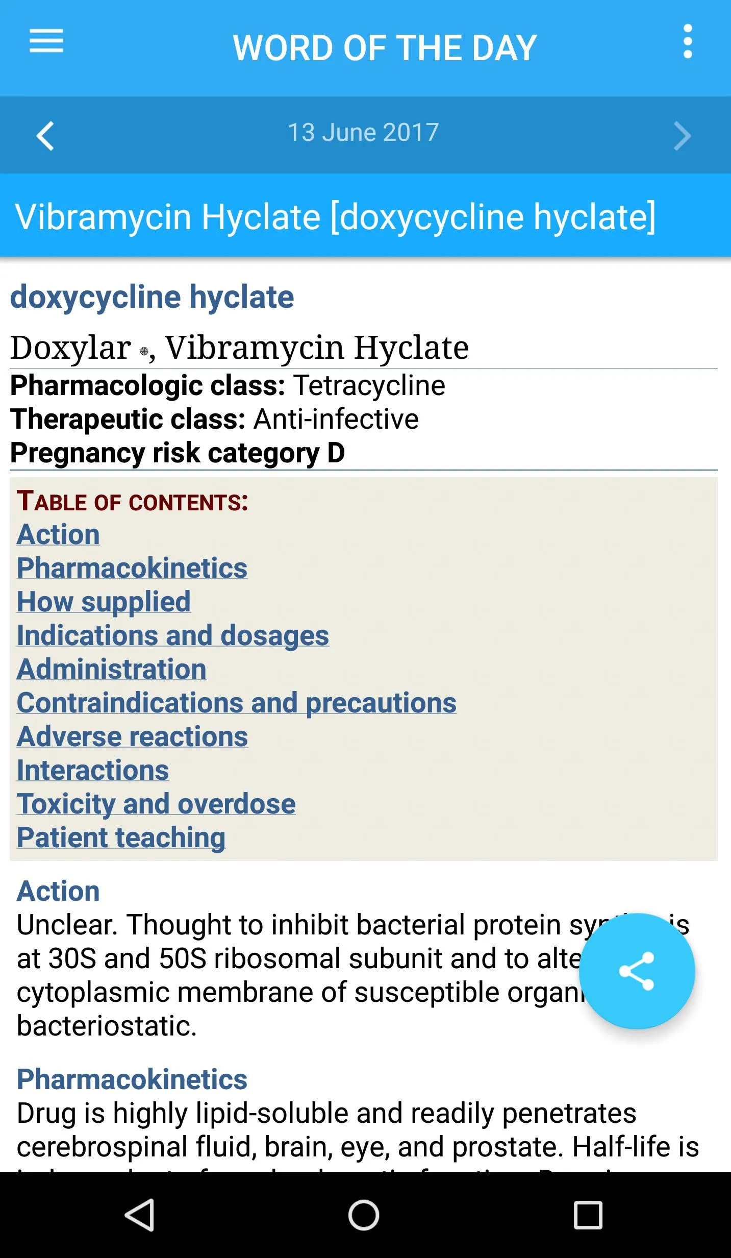 I.V. Drug Handbook | Indus Appstore | Screenshot