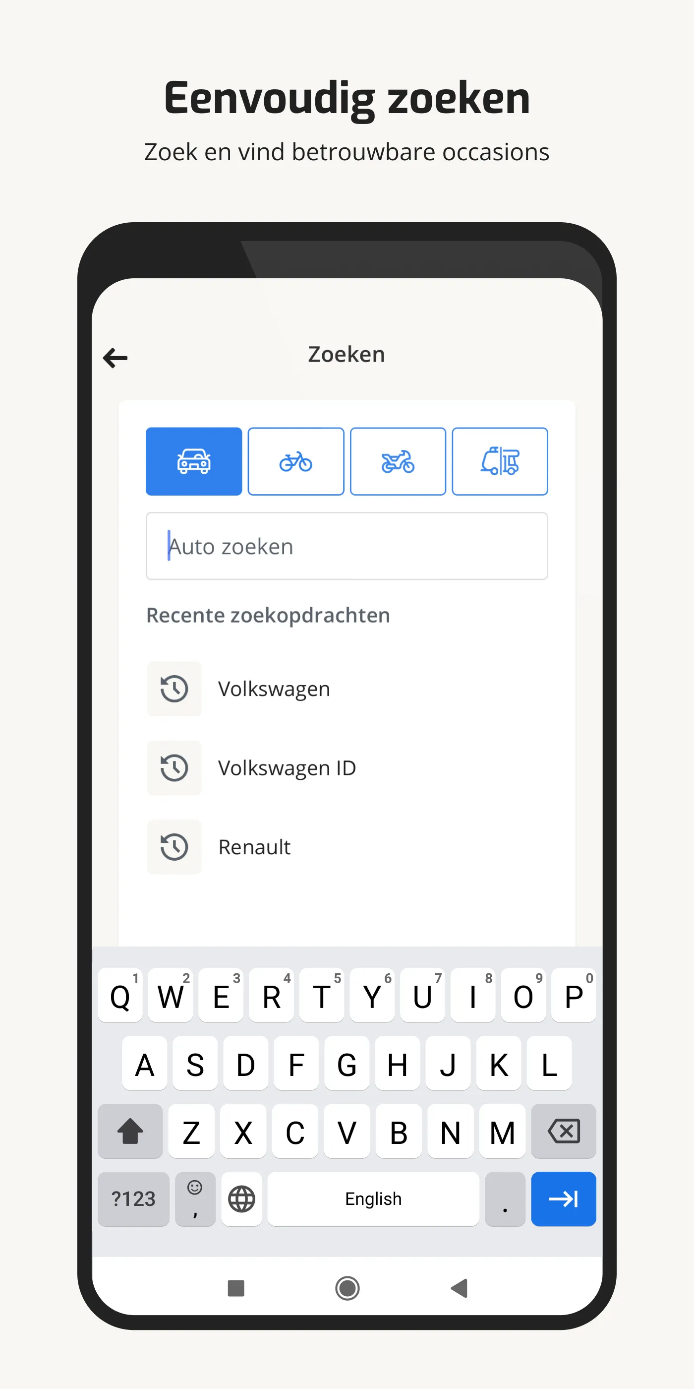 viaBOVAG.nl: Auto kopen | Indus Appstore | Screenshot